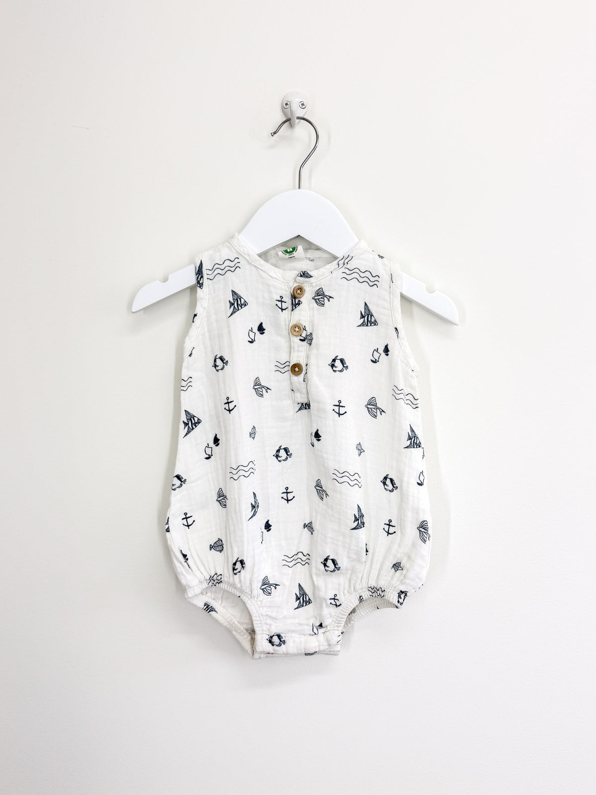 Nature Baby organic cedar suit - atlantic (6-12m)