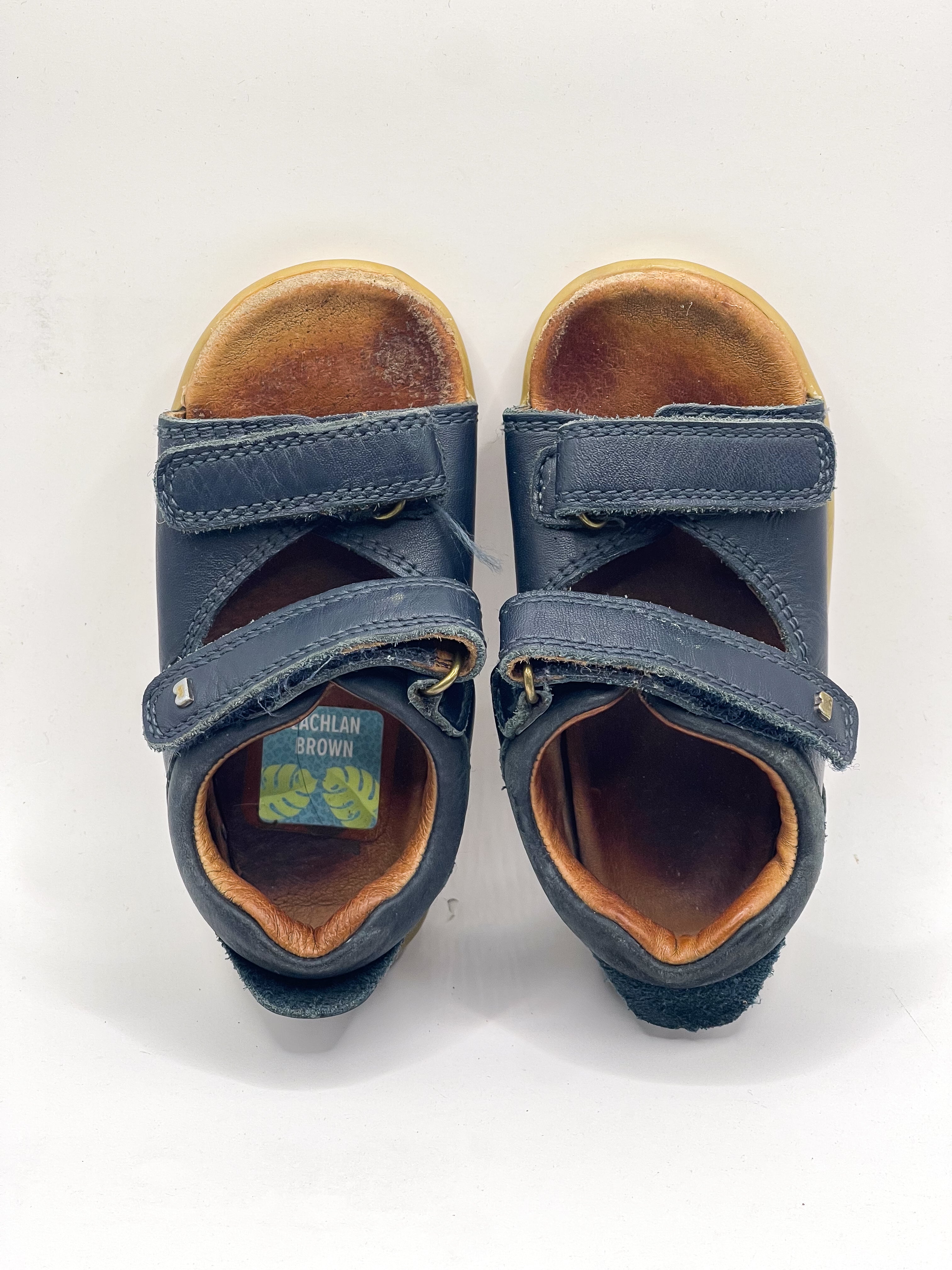 Bobux hard sole driftwood sandals - navy (20EU)