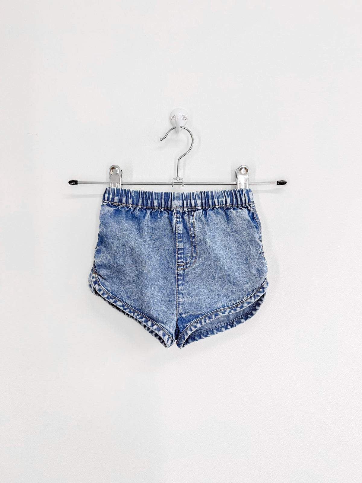 Cotton On Kids acid wash look shorts (3-6m)