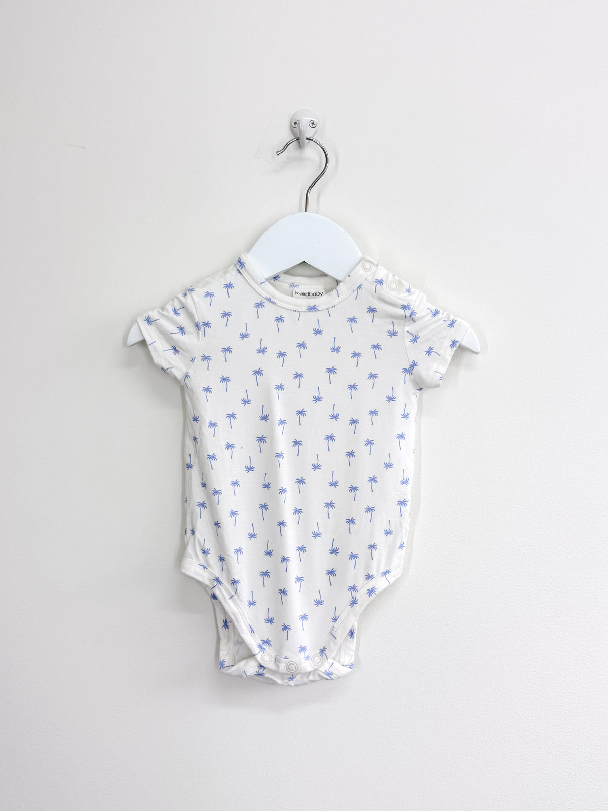 Kyndbaby short sleeve bamboo bodysuit - palms (3-6m)