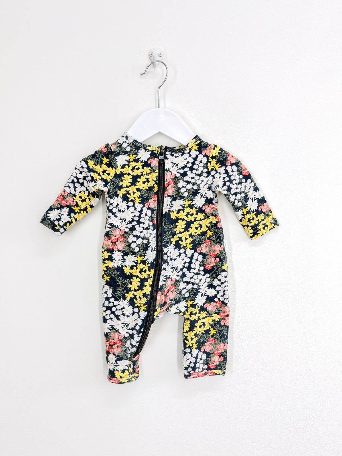 Fred Bare floral zipsuit (0-3m)