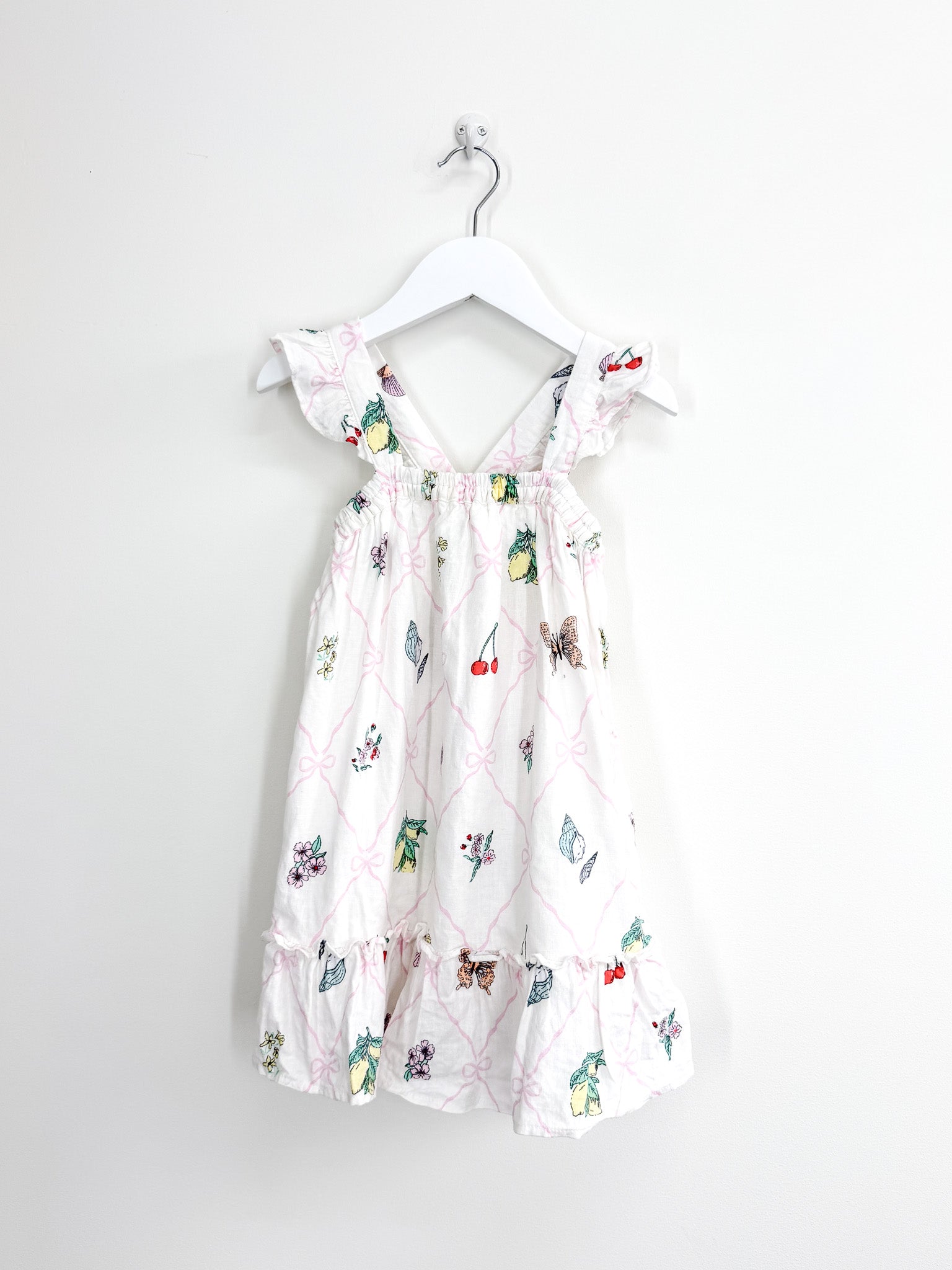 Cotton On Kids linen lined summer dress (2y)