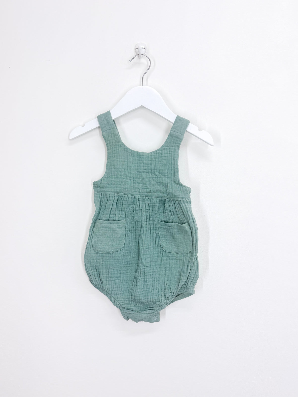 Hello Poppet organic muslin charlie romper (18-24m)