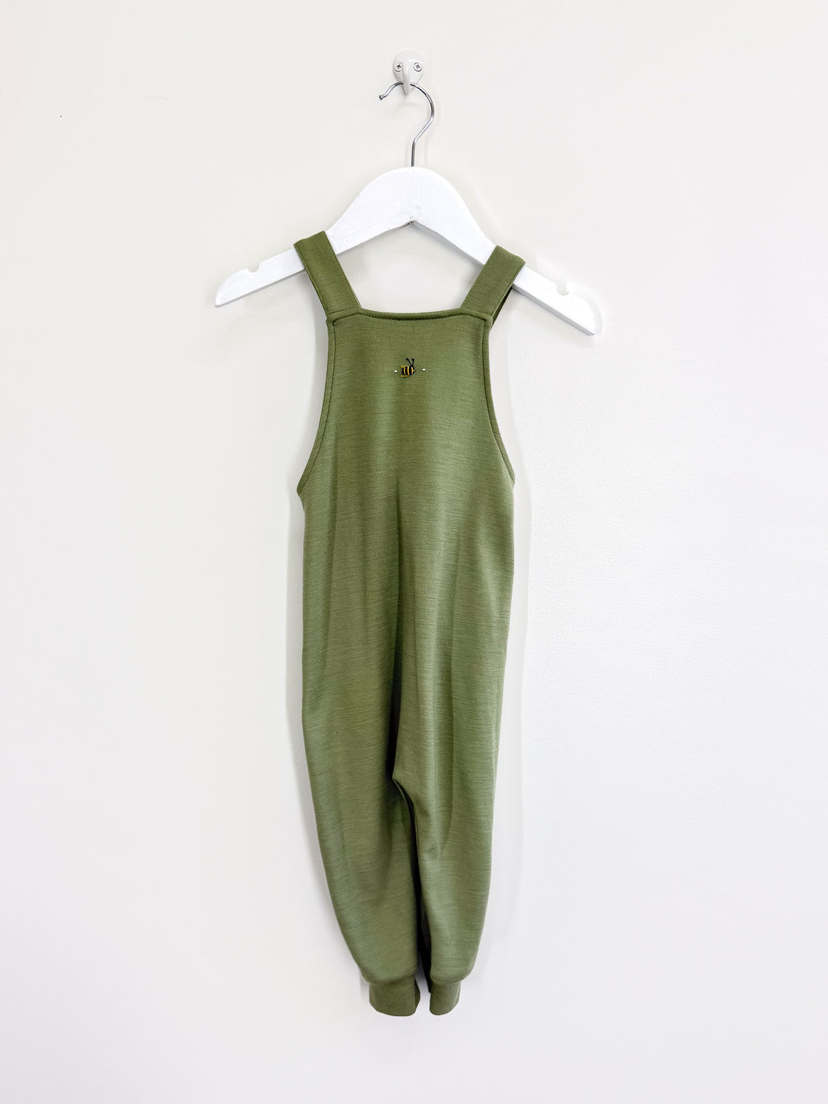 Dimples merino overalls (12-18m)