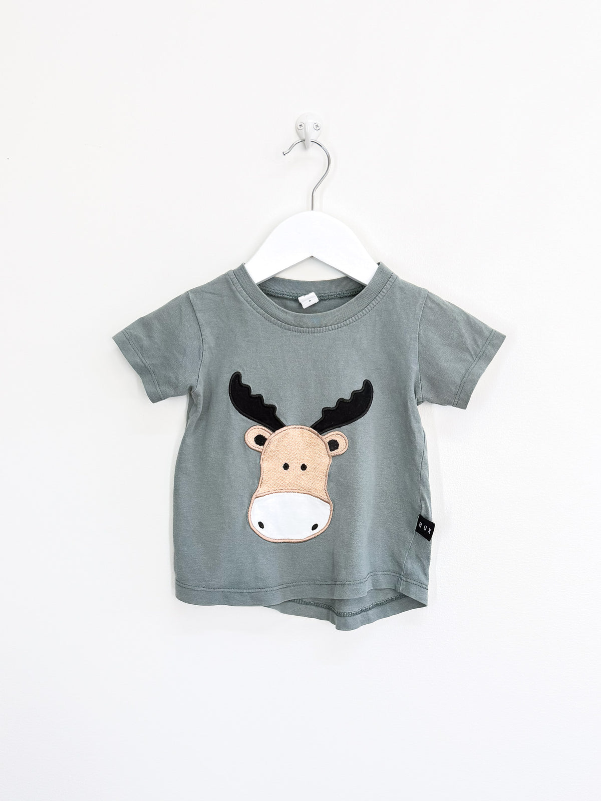 Hux organic moose tee (12-18m)