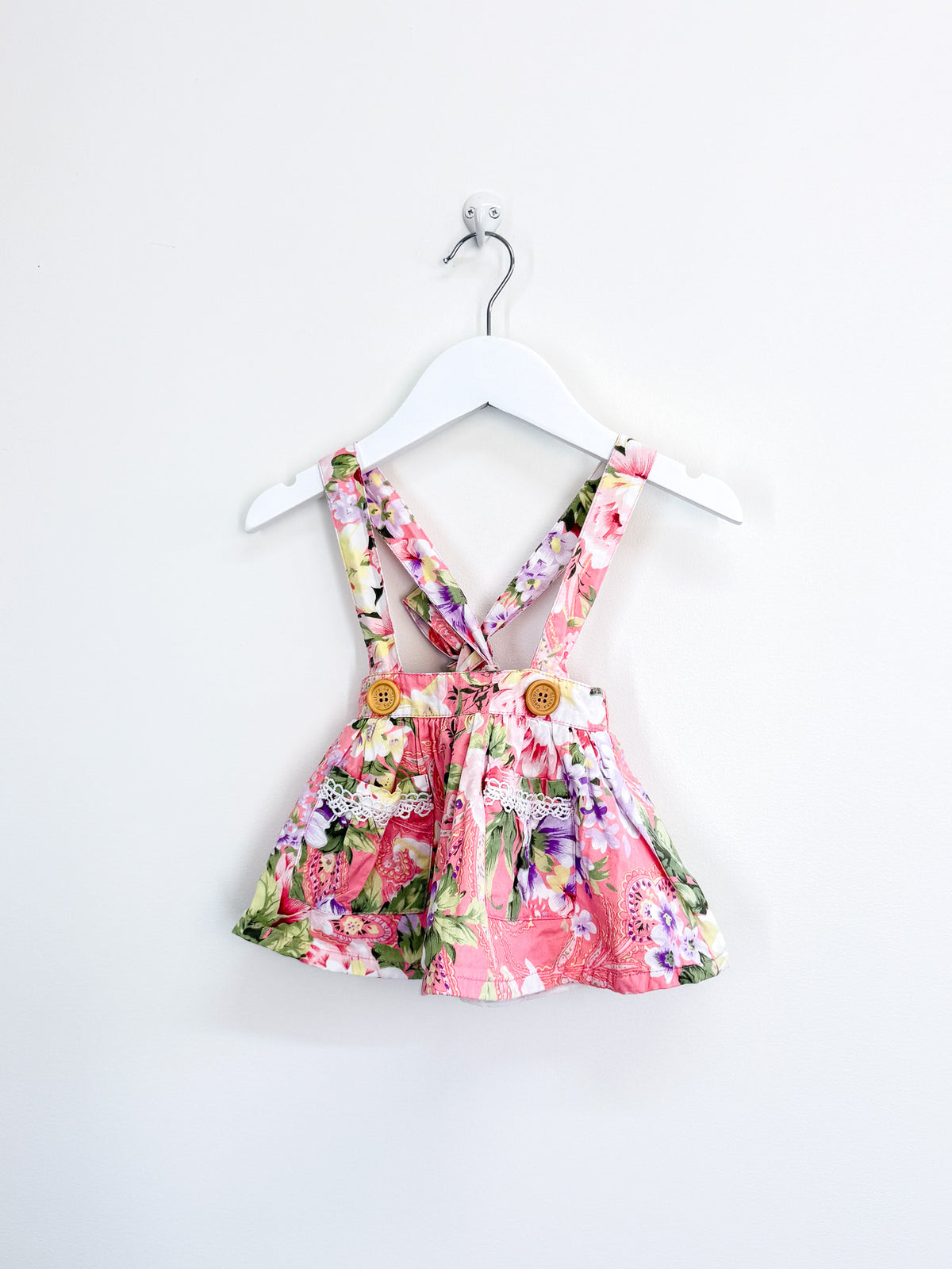 La Sienna suspender skirt (3-6m)