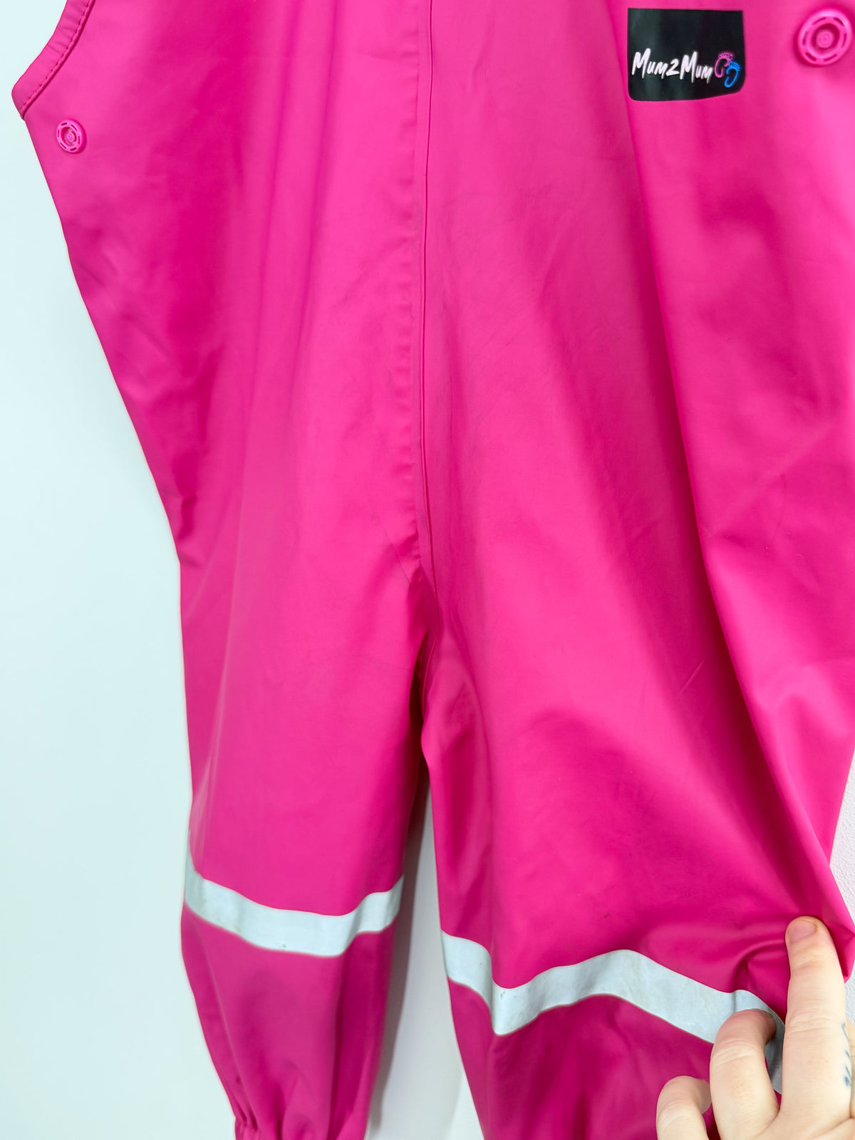 Mum 2 Mum rain overalls - pink (12m)