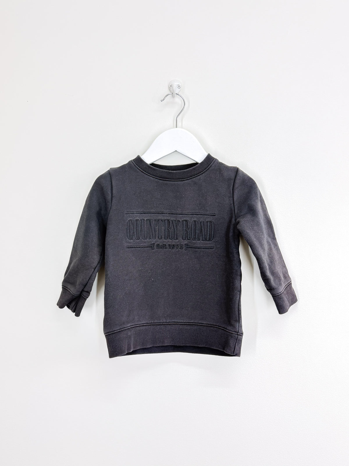 Country Road Heritage crew sweatshirt - dark grey (2y)