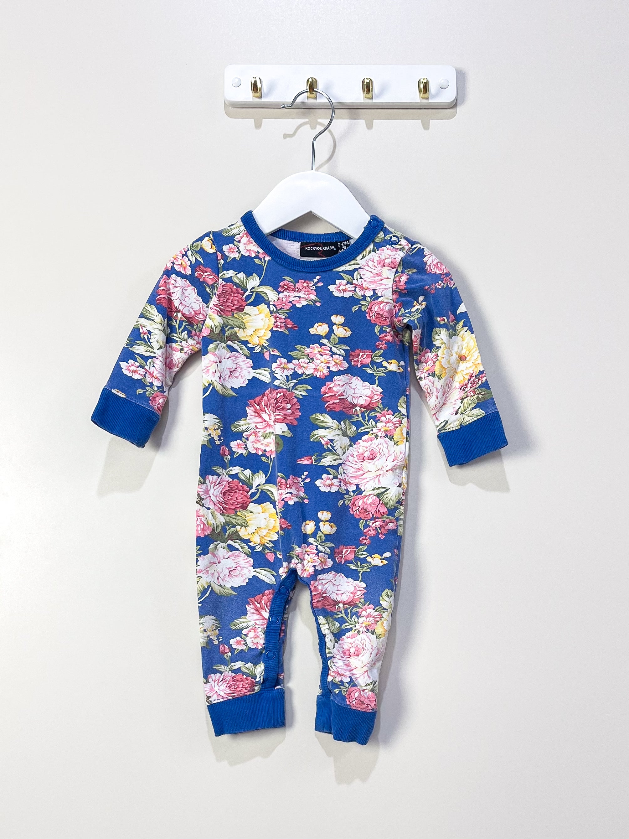 Rock Your Baby floral romper (6-12m)