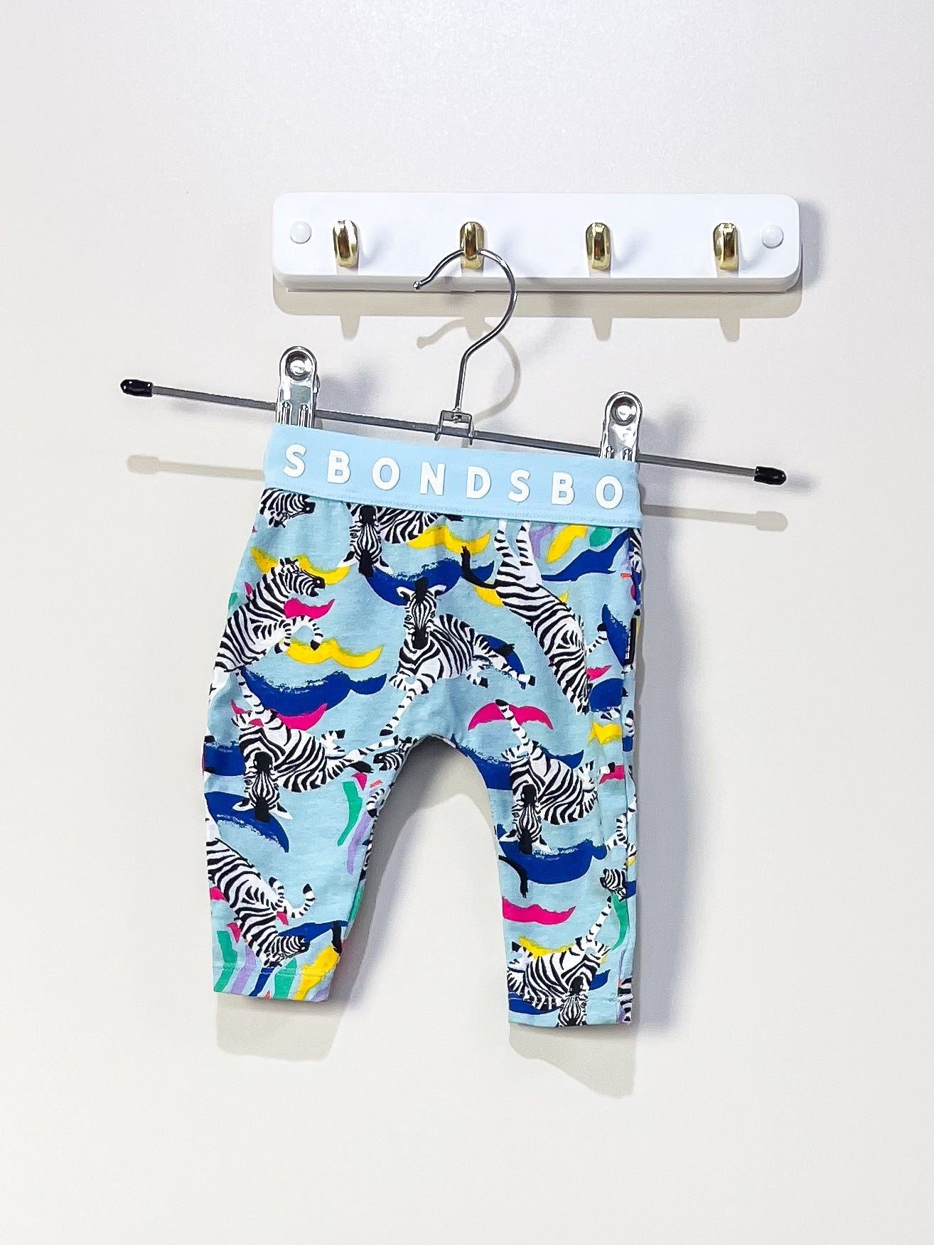 Bonds leggings - zebra (newborn)