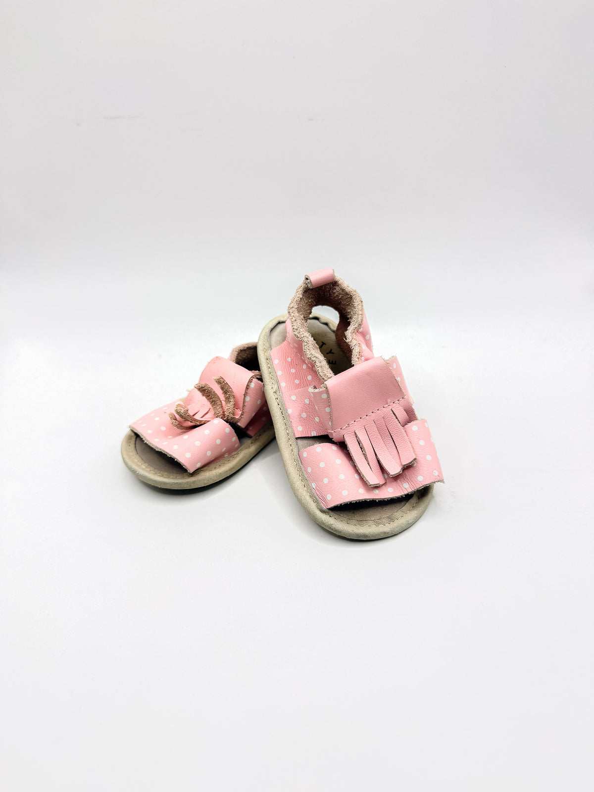 Pretty Brave pink spot sandal (18EU)