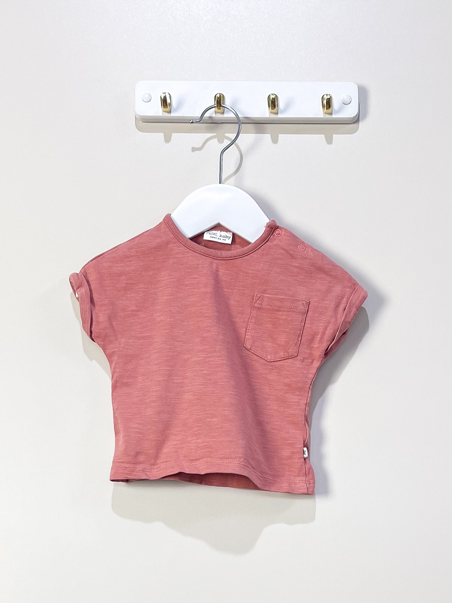 Next organic pocket tee (0-3m)