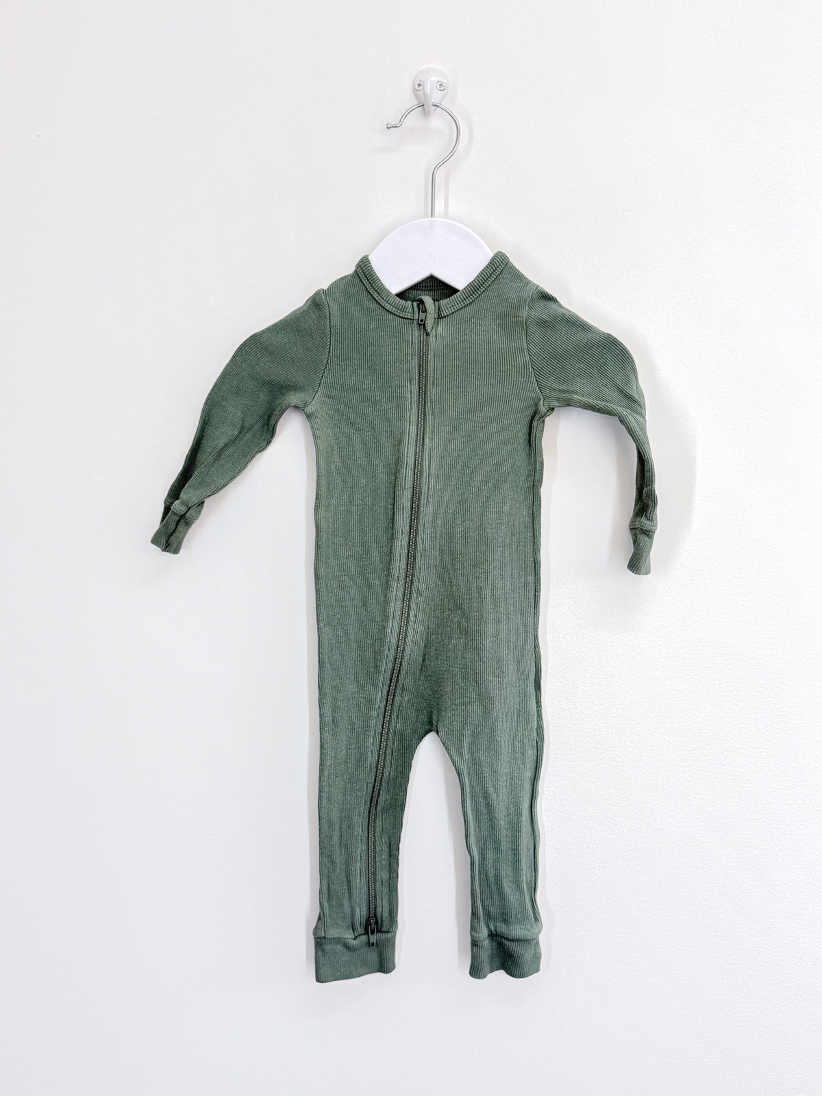 Country Road organic rib zipsuit (3-6m)