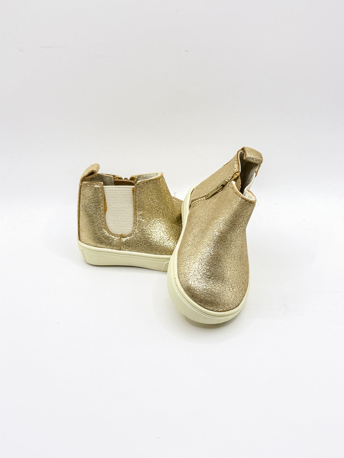 Country Road gold slip on boots (18EU)