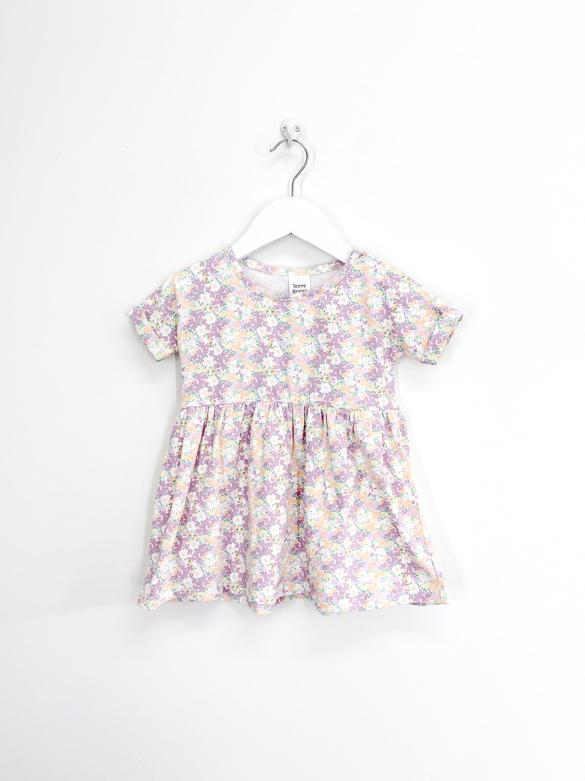 Teeny Weeny short sleeve floral dress (12-18m)