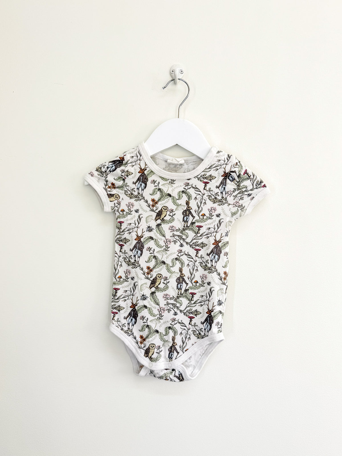 Dimples Little Bee organic short sleeve bodysuit (6-12m)