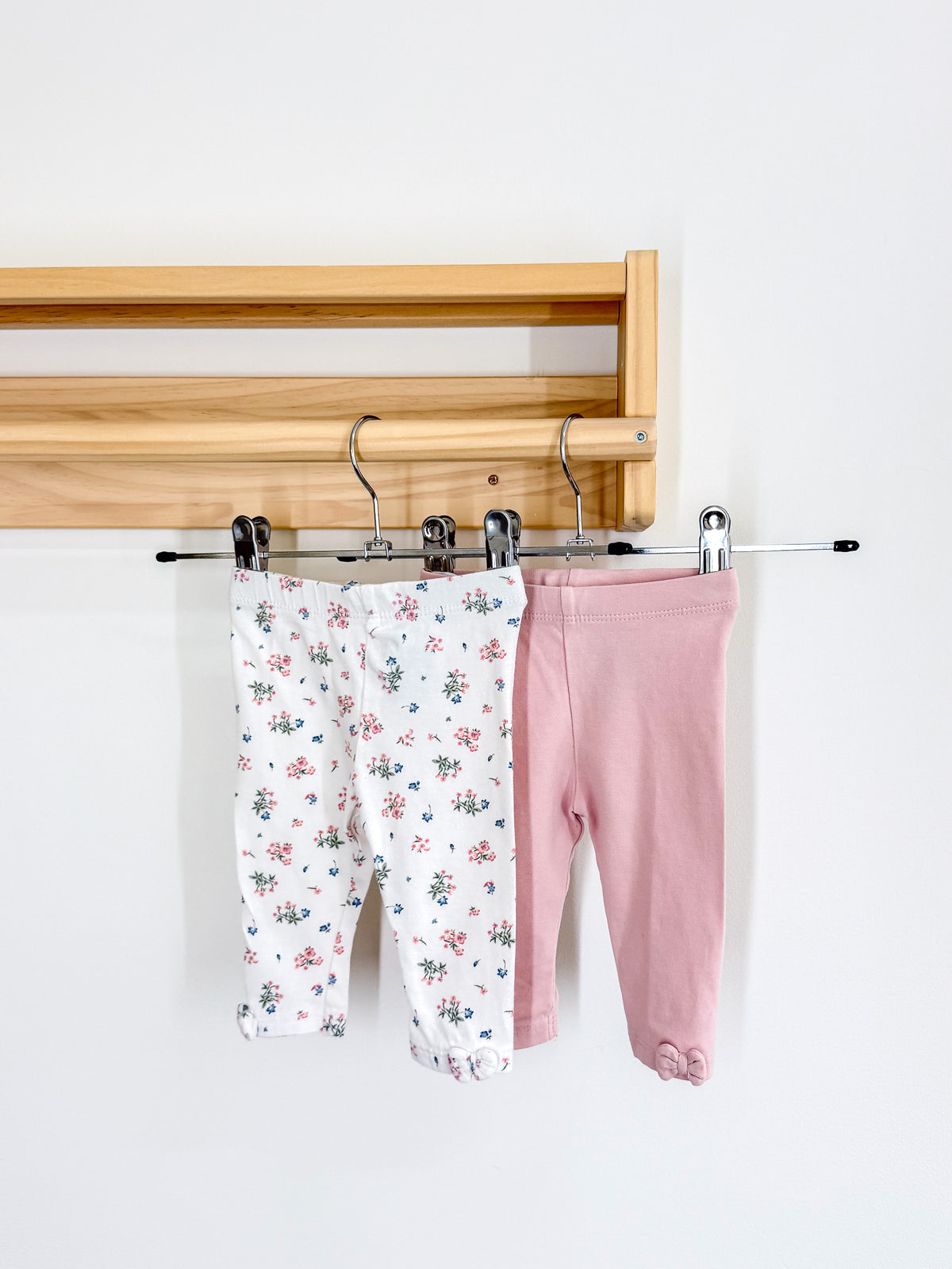 H&M organic bow legging 2 pack bundle (1-2m)