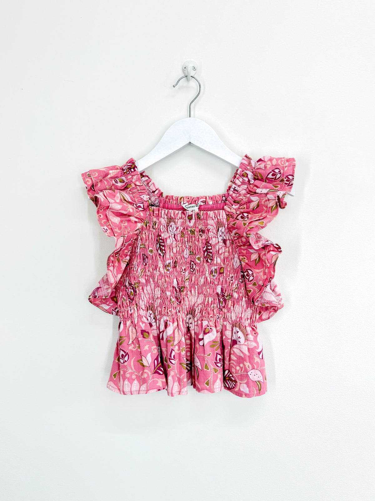 Country Road boho floral smock top (6y)