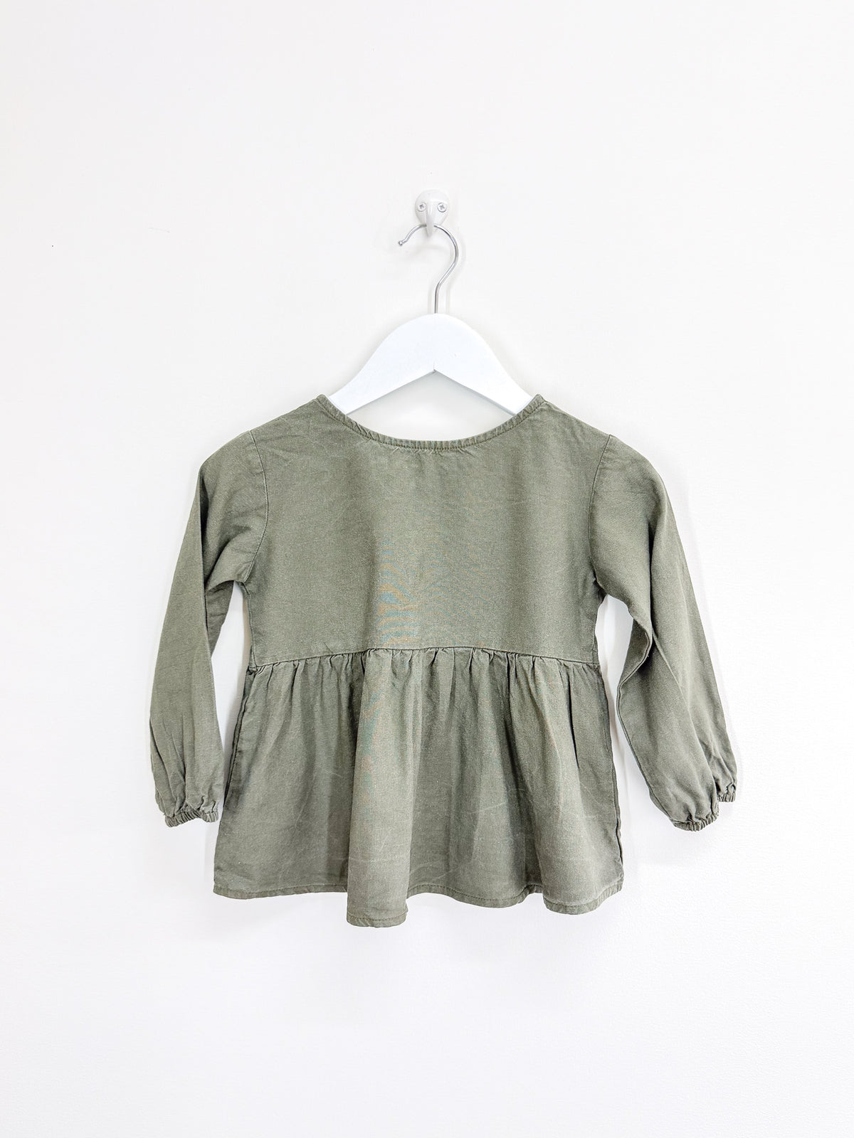 Jubee & Co linen blend smock top (3y)