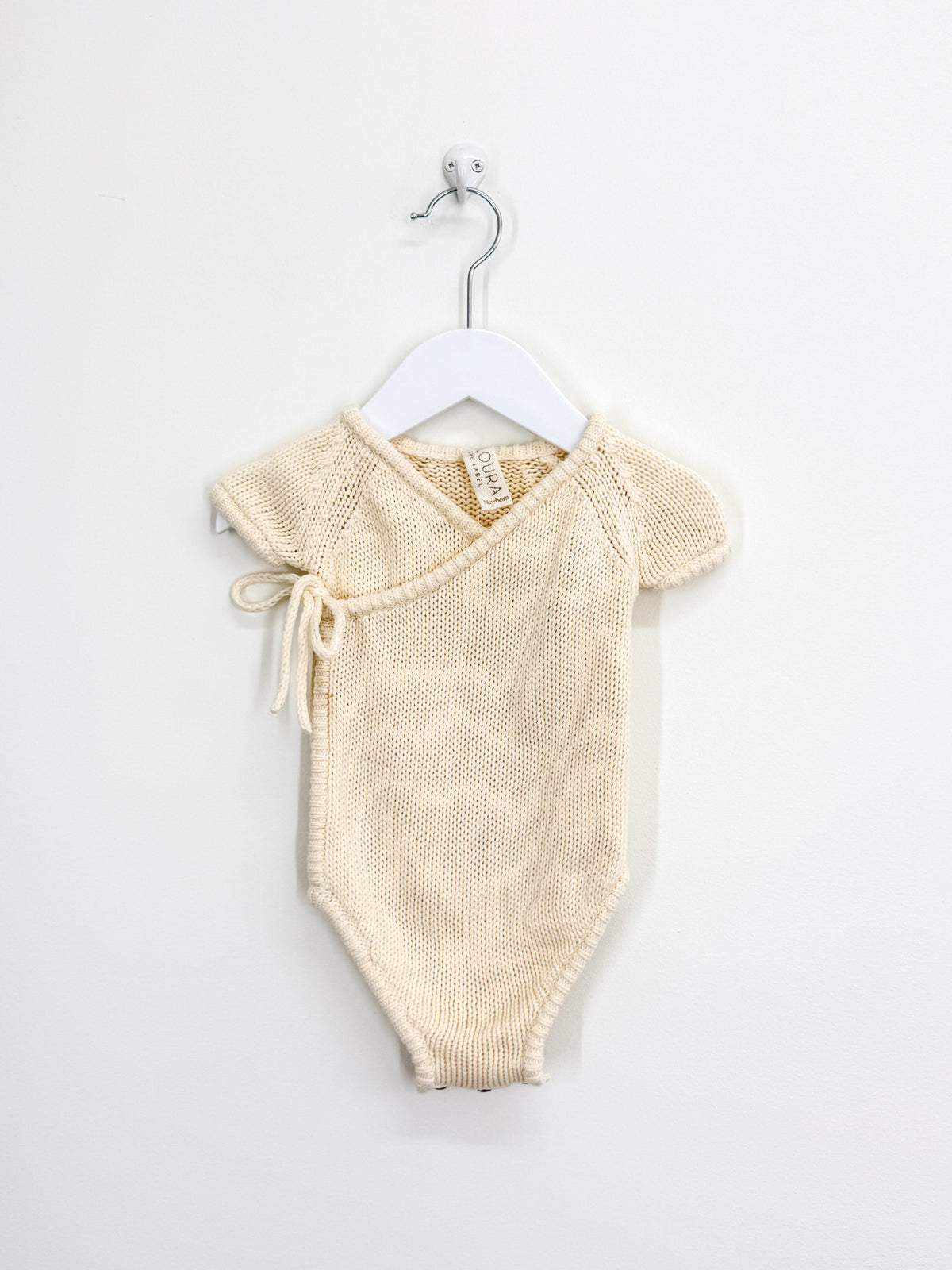 Illoura The Label organic knit kimono bodysuit (nb-3m)