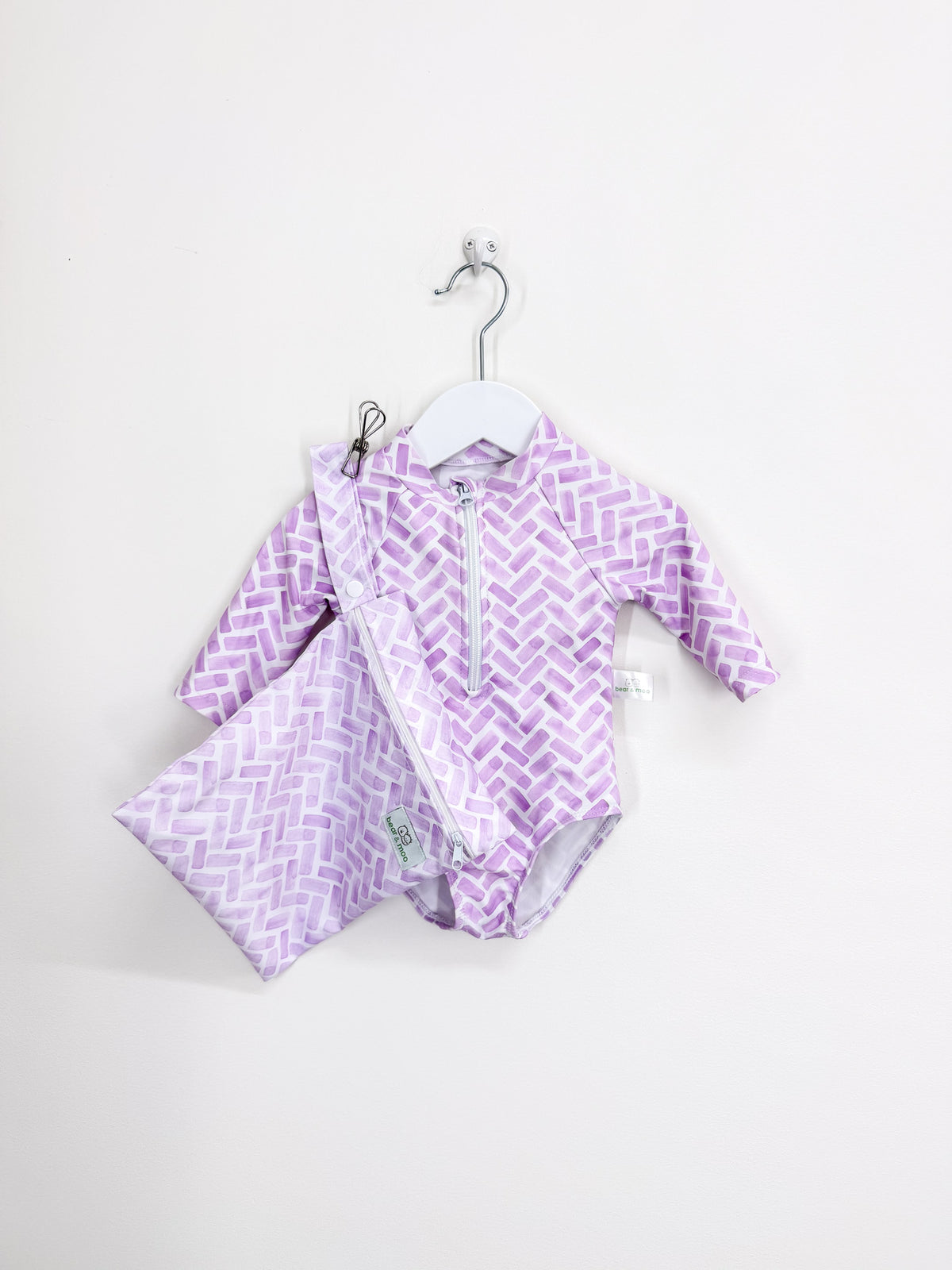 Bear & Moo harper swimsuit + swim bag (3-6m)