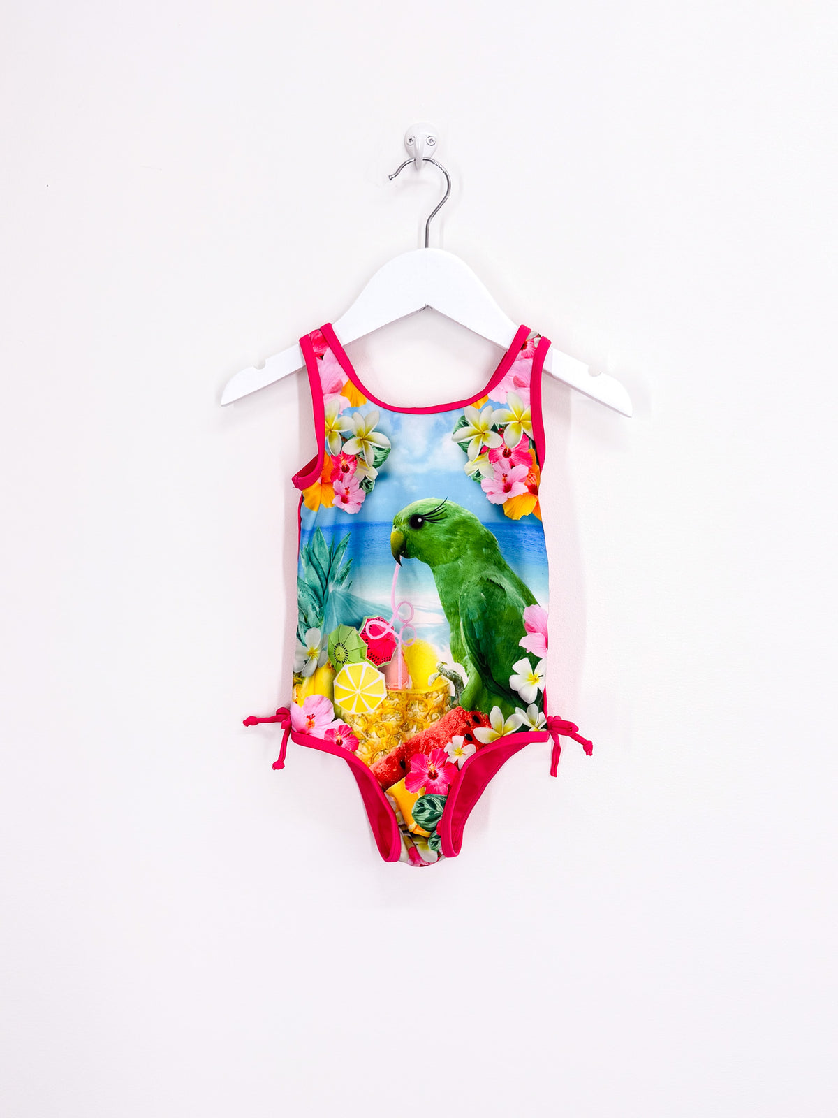 Teeny Weeny tropical parrot swimsuit (2y)