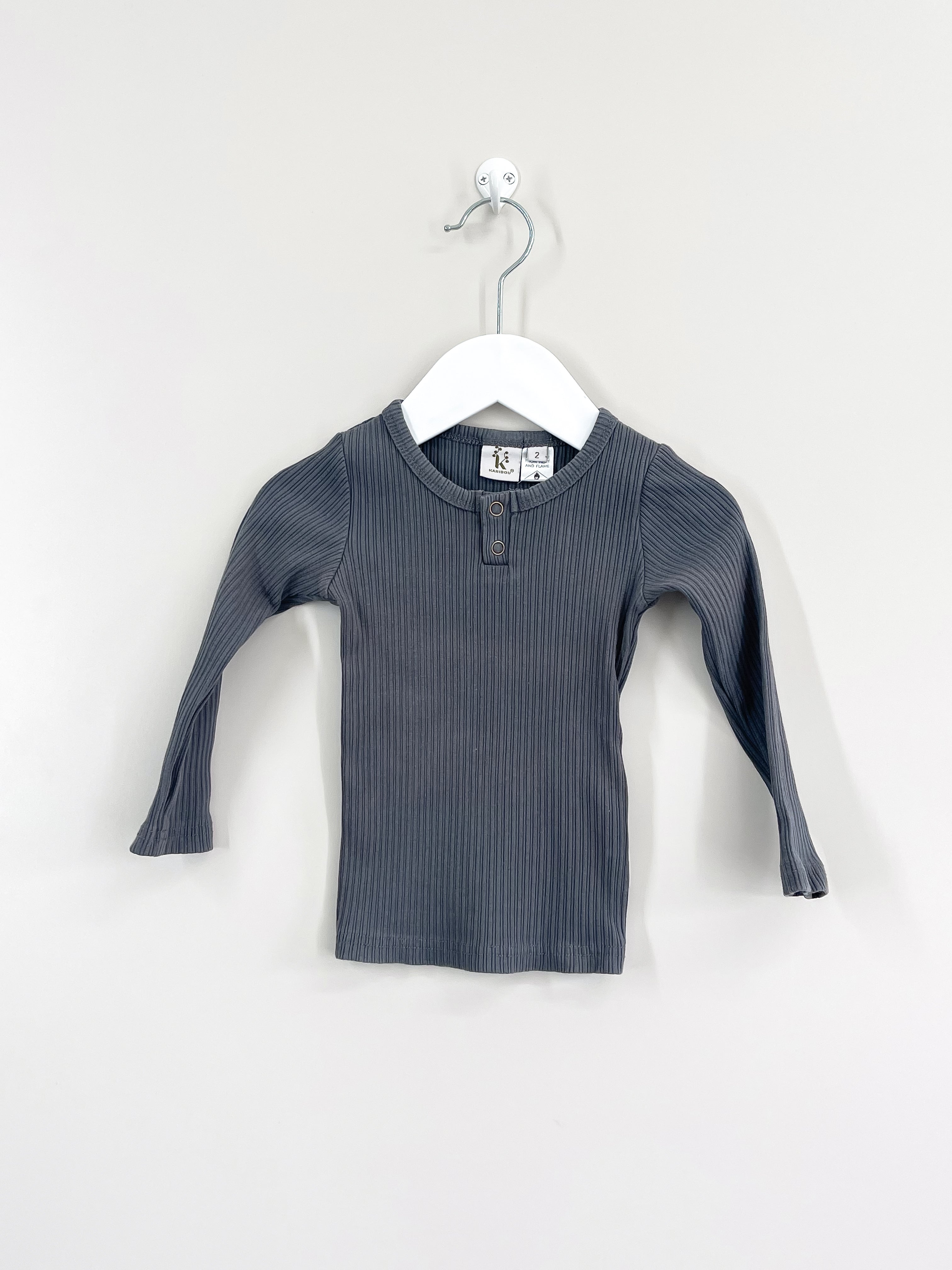 Karibou Kids rib henley (2y)