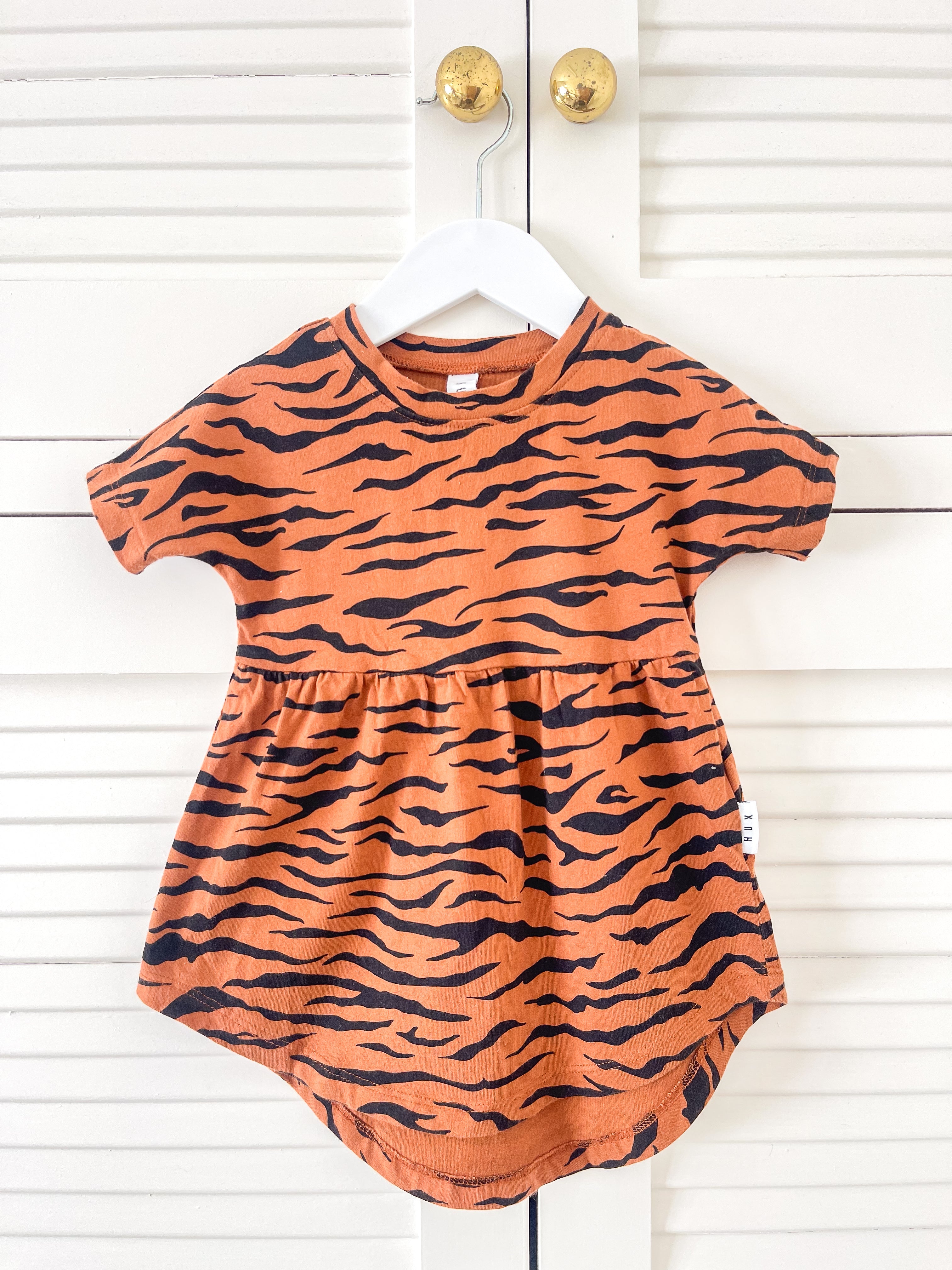 Hux organic tiger swirl dress (1y)