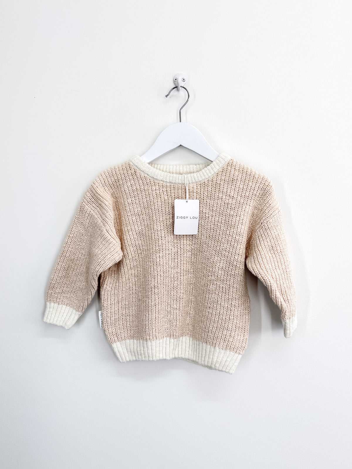 BNWT Ziggy Lou two tone knit jumper (3y)