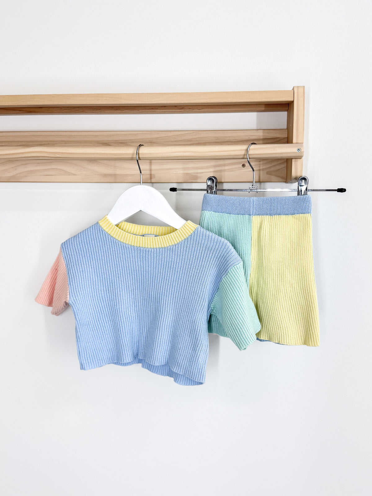 Maki The Label colour block knit set (3-6m)