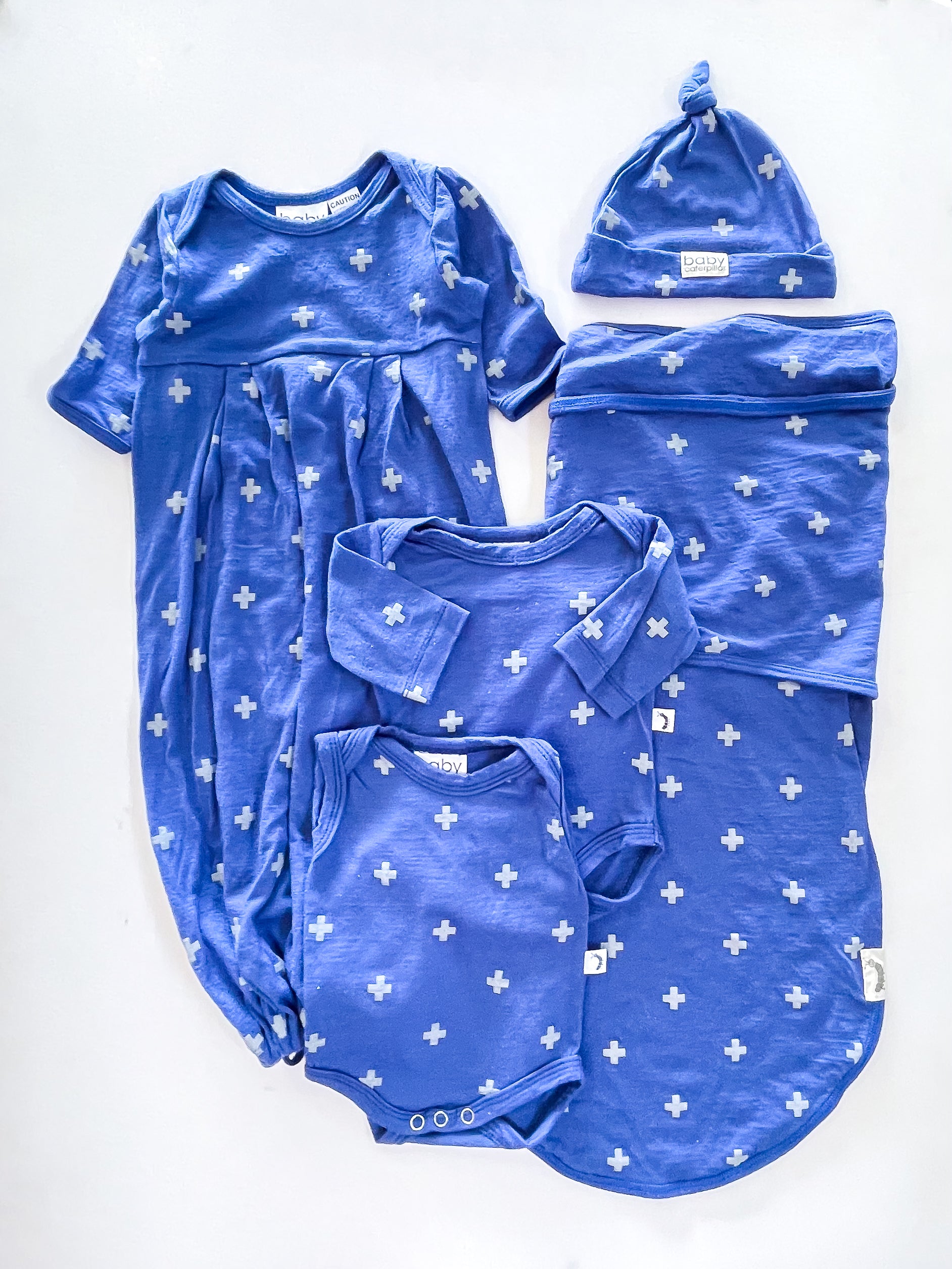 Baby Caterpillar merino 5 piece set (nb-3m)