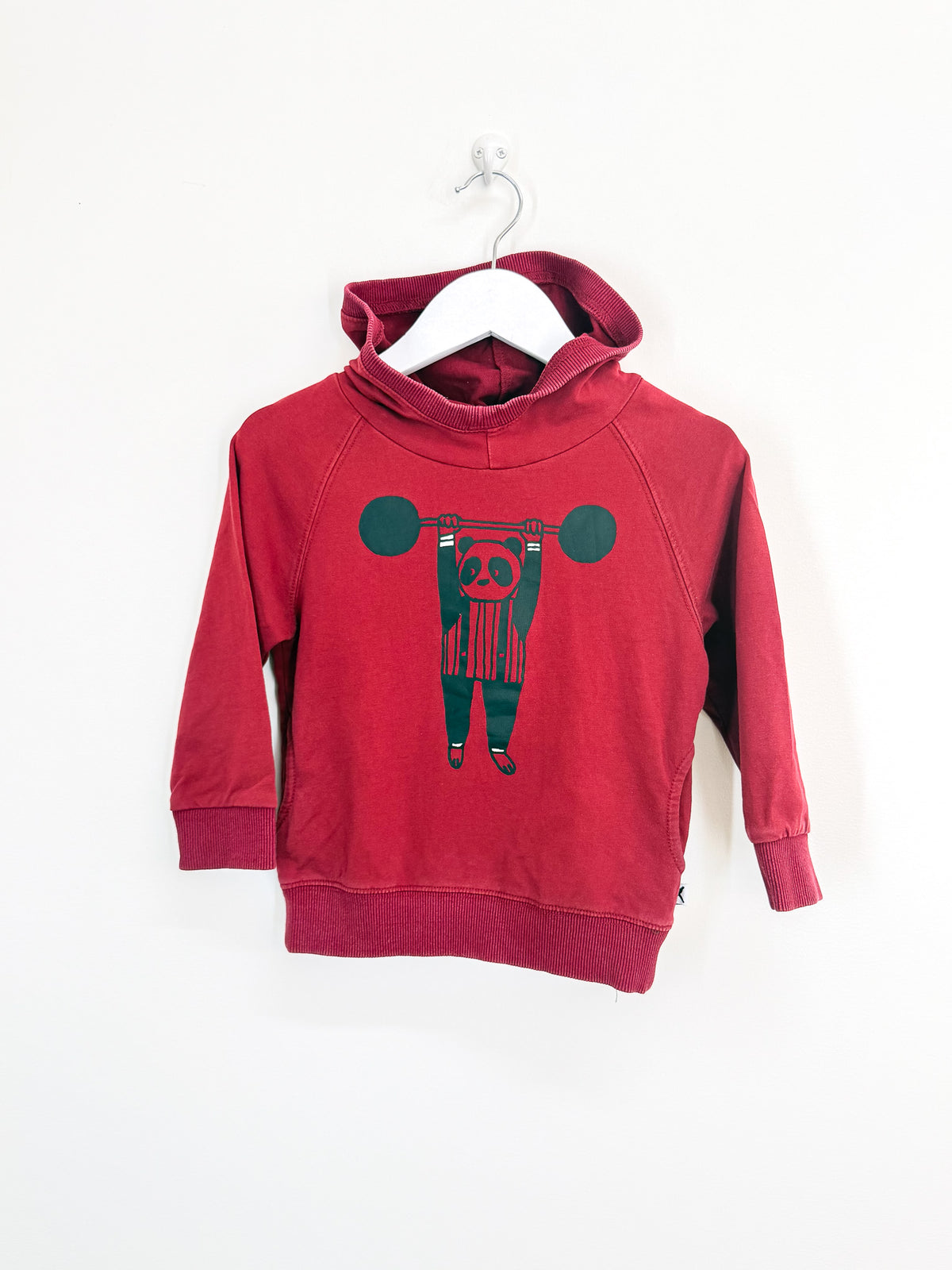 Minti muscle panda hoodie (3y)