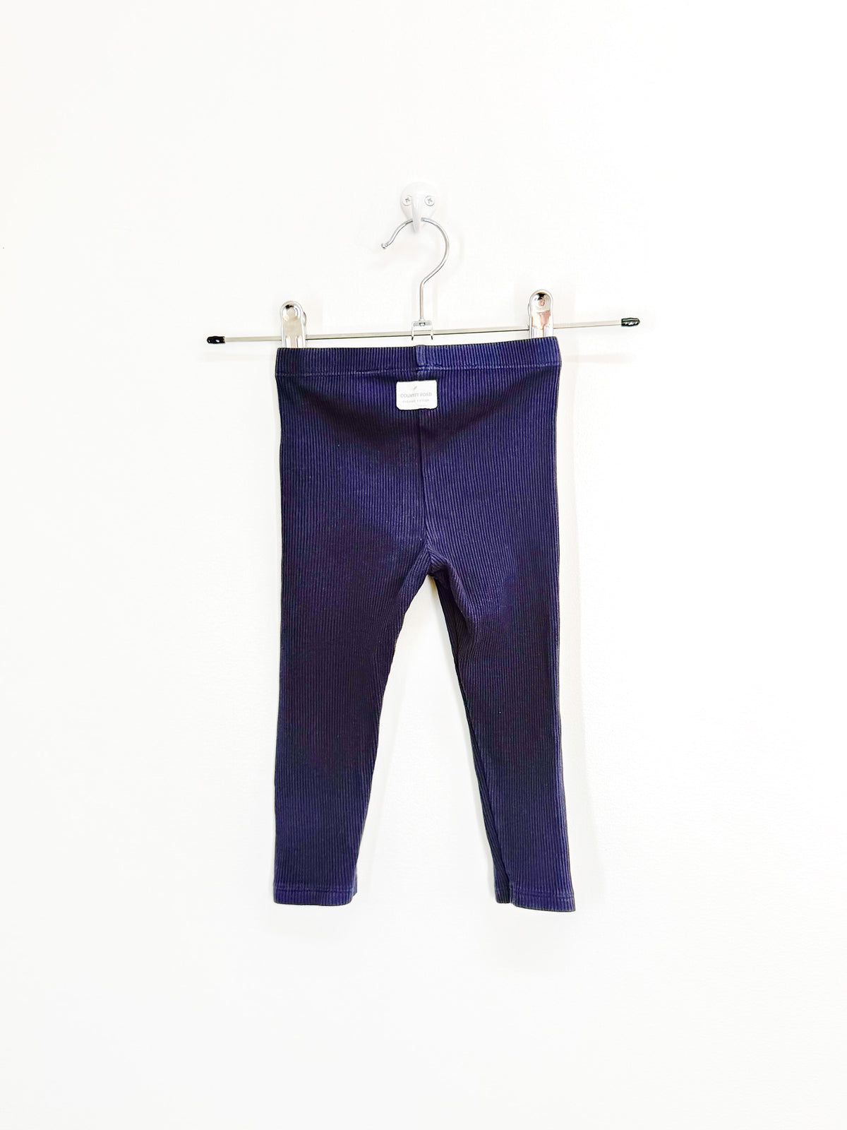 Country Road organic rib leggings - blue (12-18m)