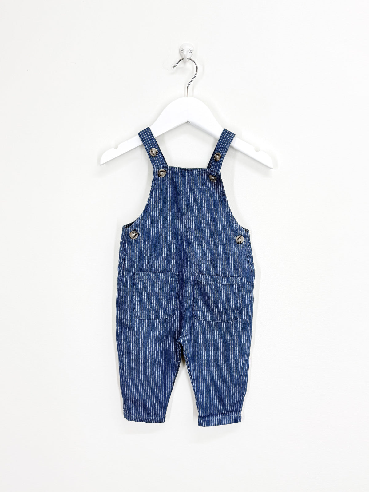 Seed Heritage pinstripe pocket overalls (3-6m)