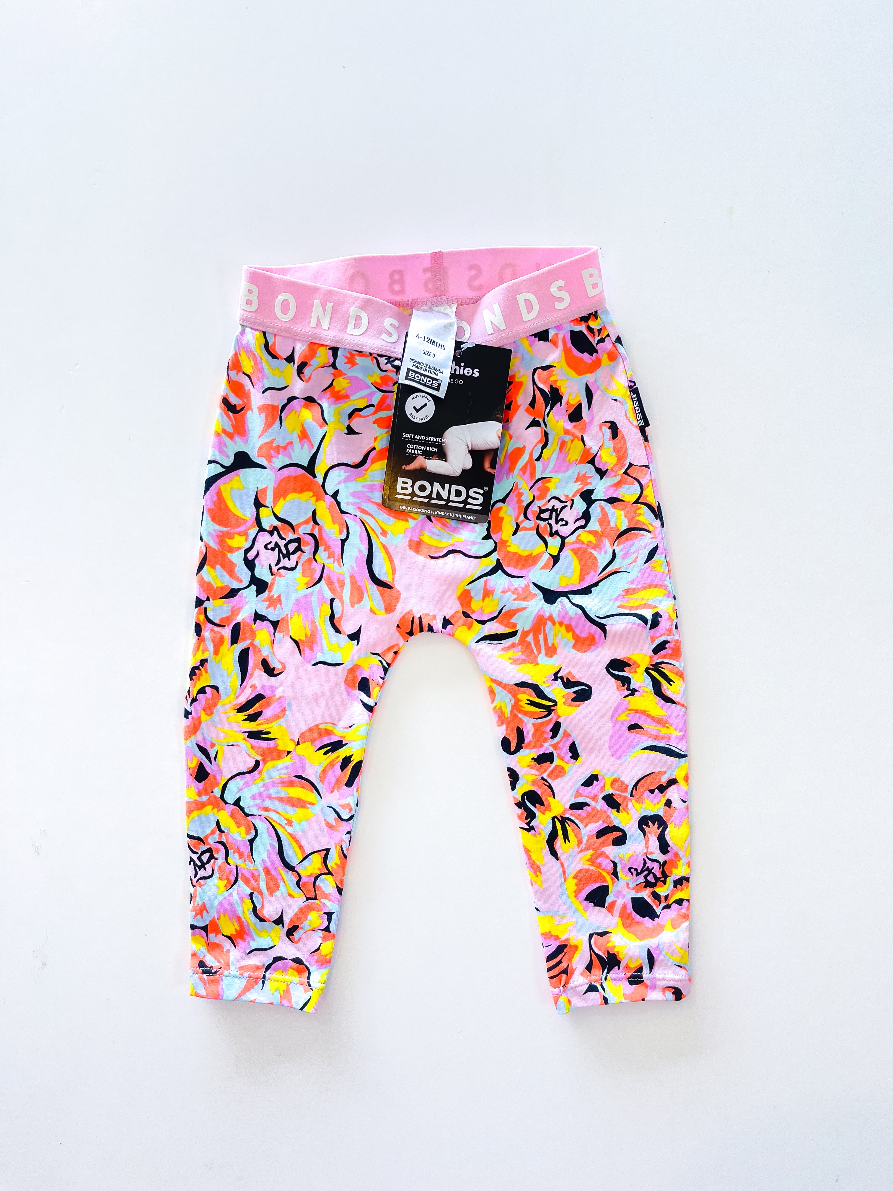 BNWT Bonds stretchies leggings (6-12m)