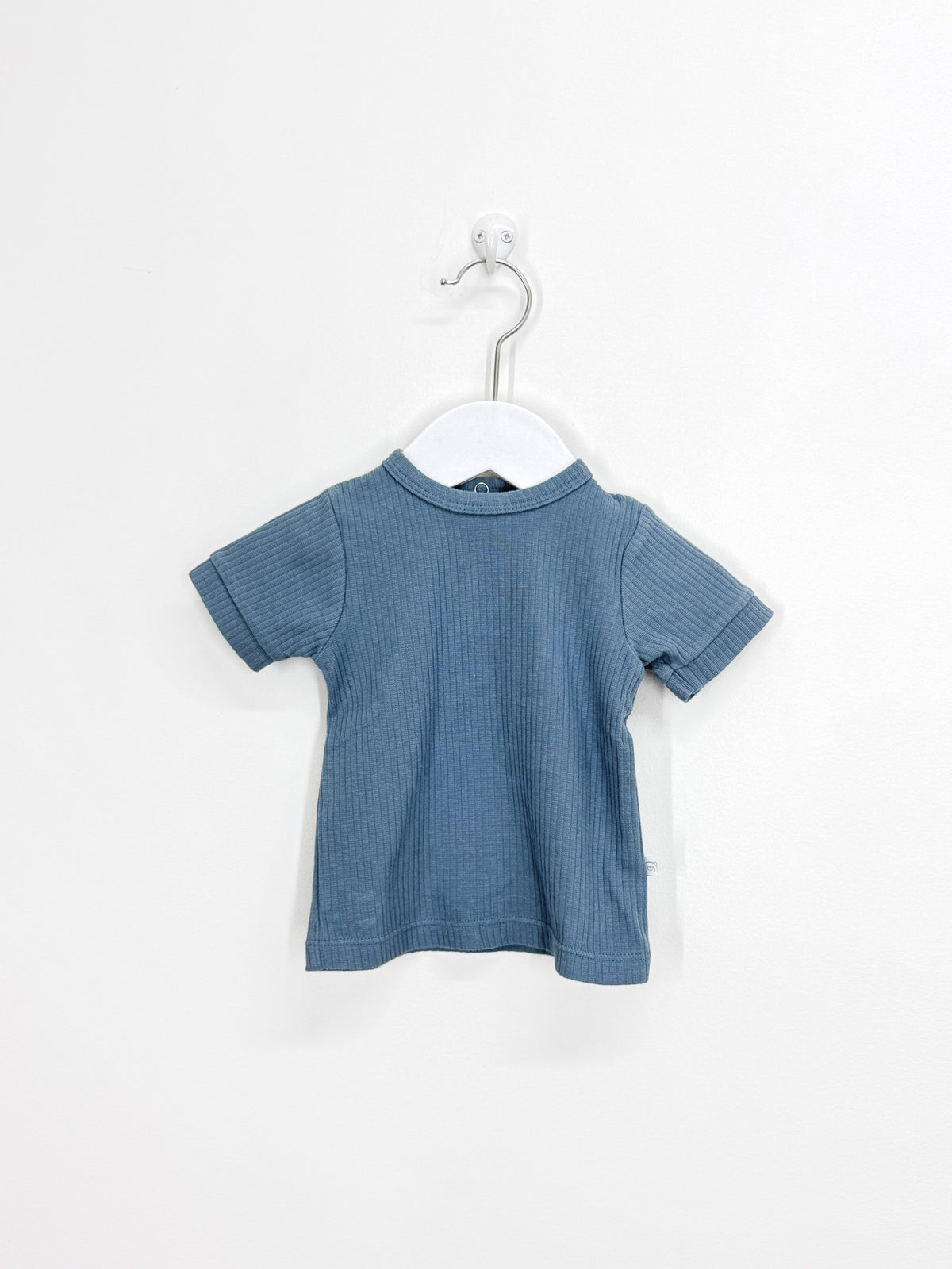 Teeny Weeny short sleeve rib tee (0-3m)