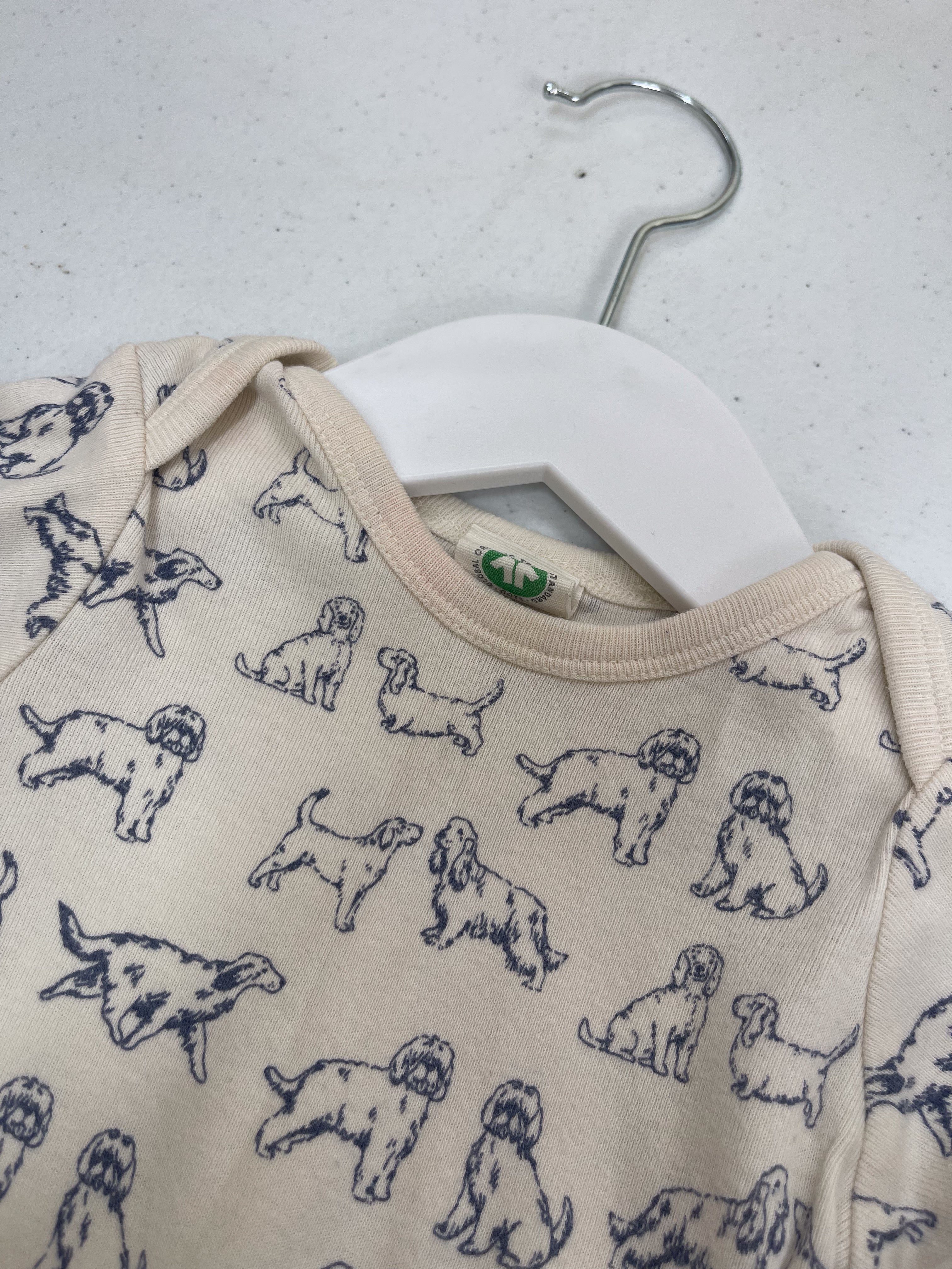 Nature Baby organic bodysuit - dog days (3-6m)