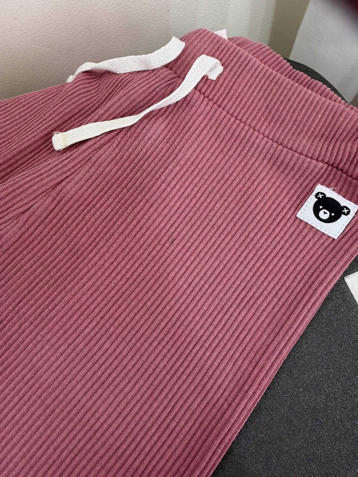 Hux plum rib leggings (8y)