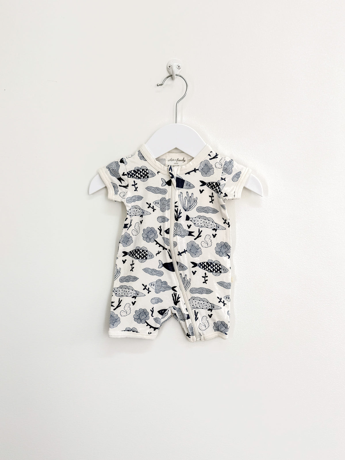 Wilson & Frenchy organic boyleg zipsuit (newborn)