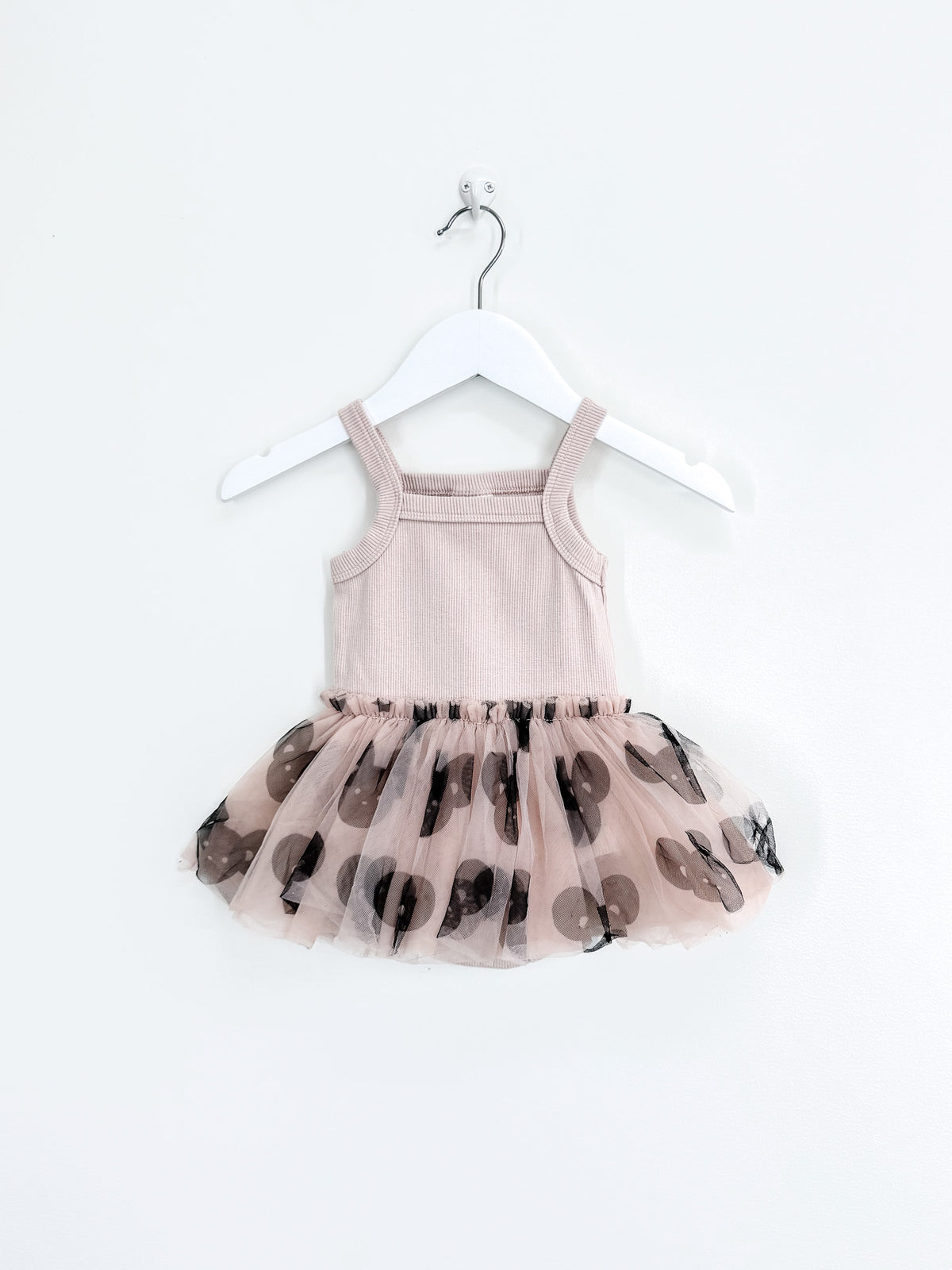 Hux organic rib summer ballet dress (3-6m)