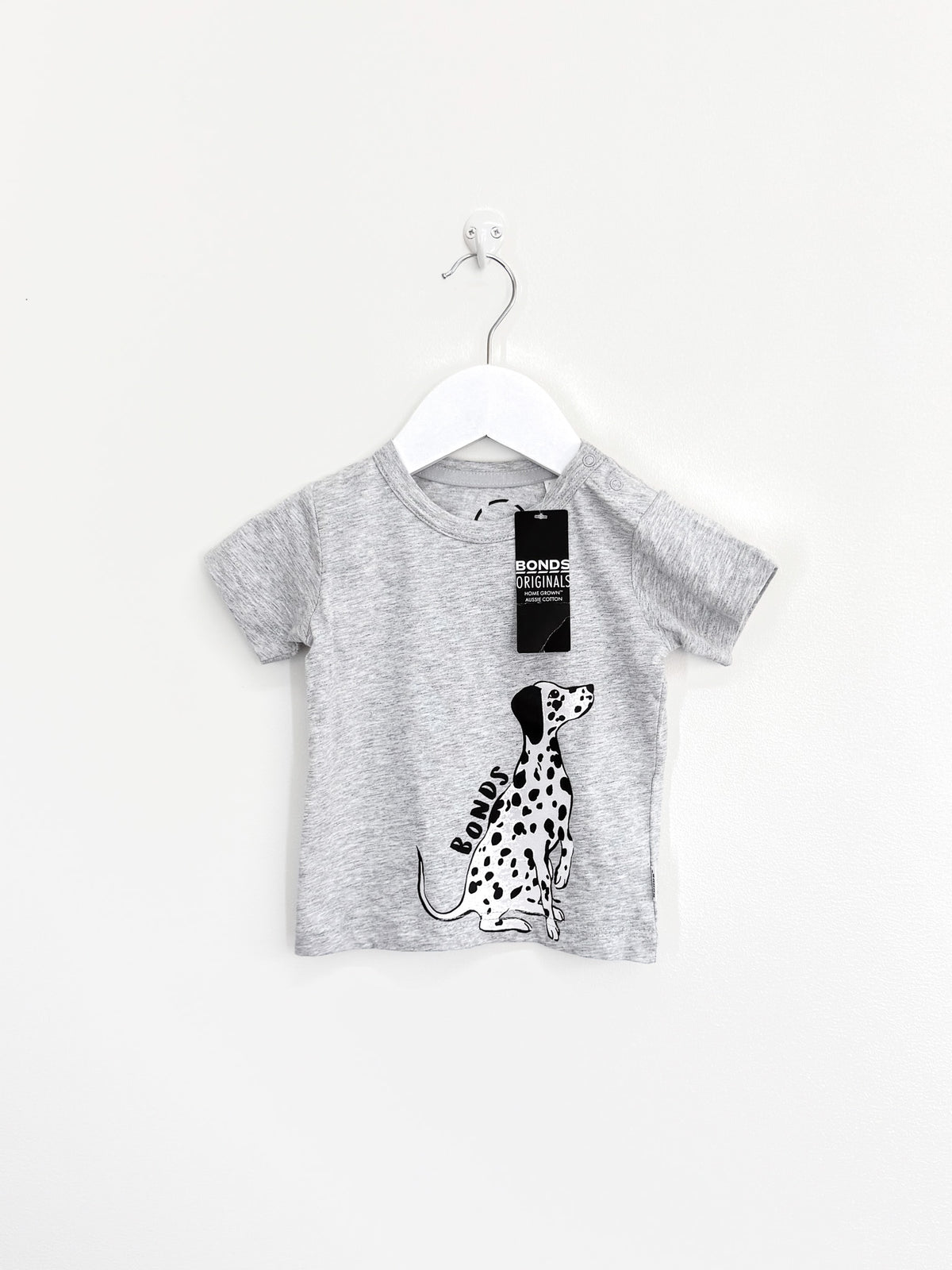 BNWT Bonds dalmatian short sleeve crew tee (3-6m)