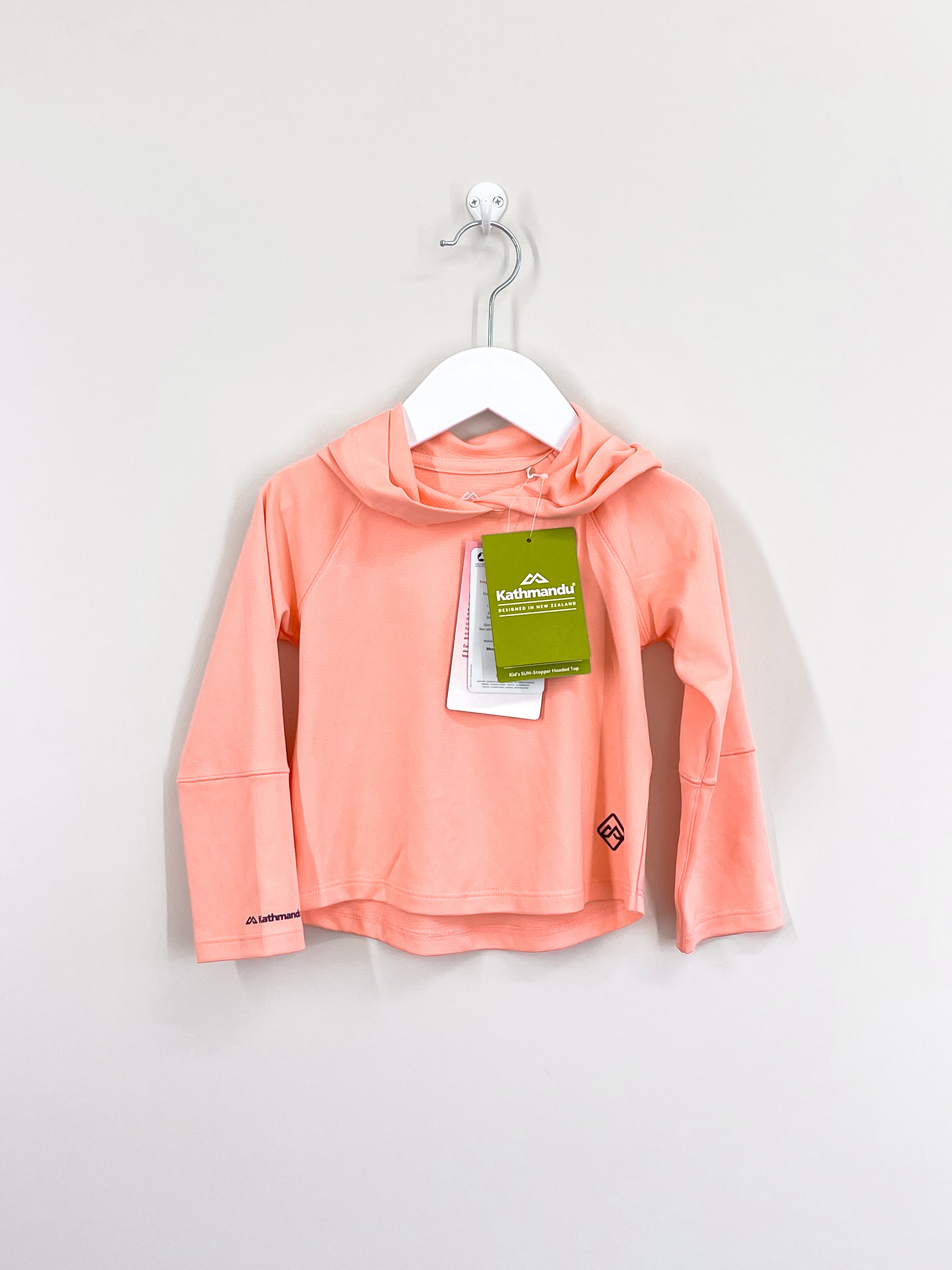 BNWT Kathmandu sun stopper hooded tee UPF50+ (2y)