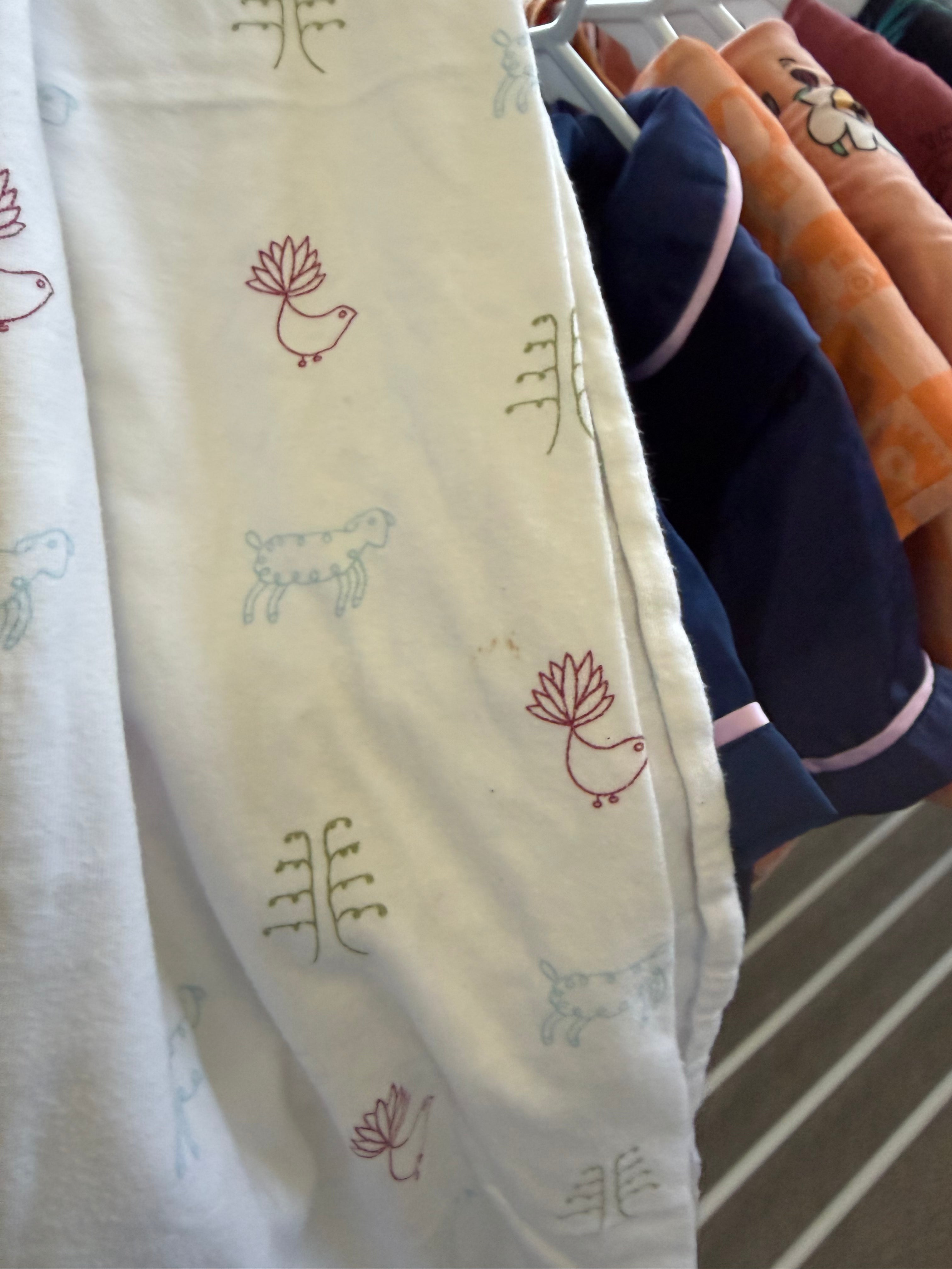 Nature Baby organic swaddle wrap - OG print (nb-12m)