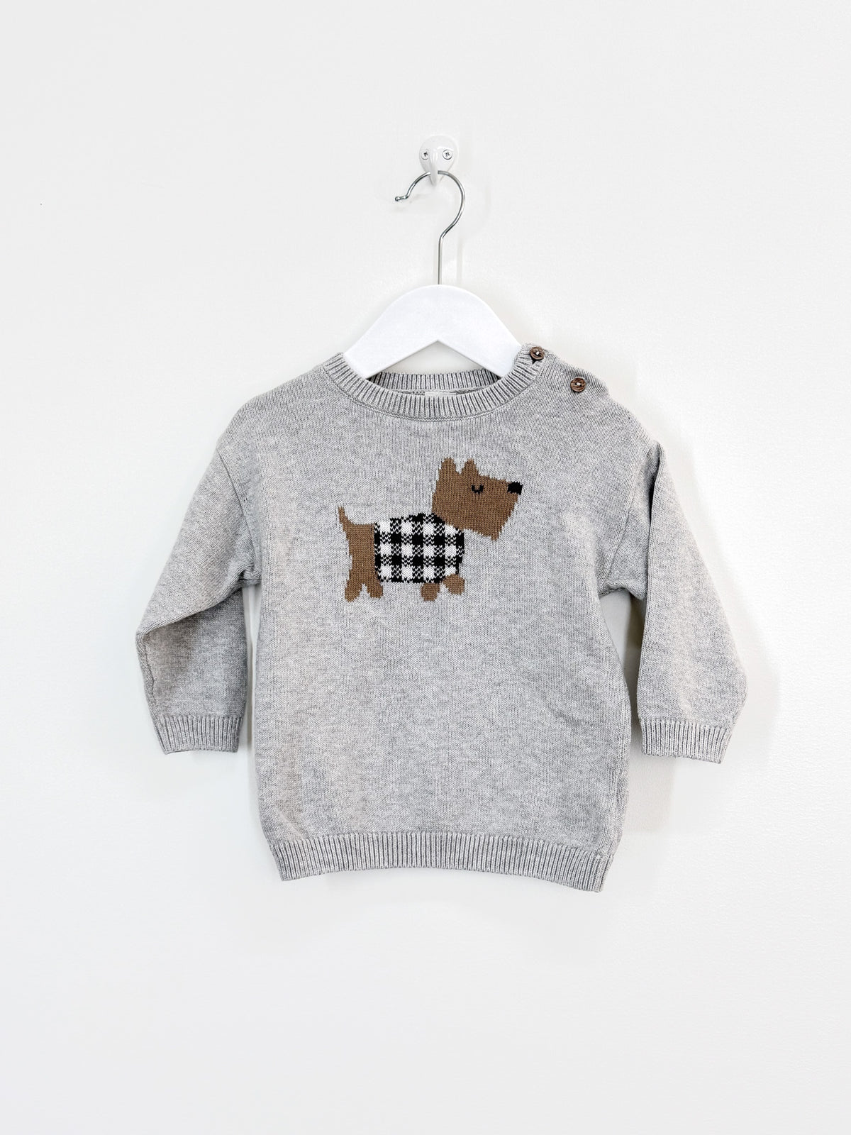 H&M scotty dog cotton knit jersey (12-18m)