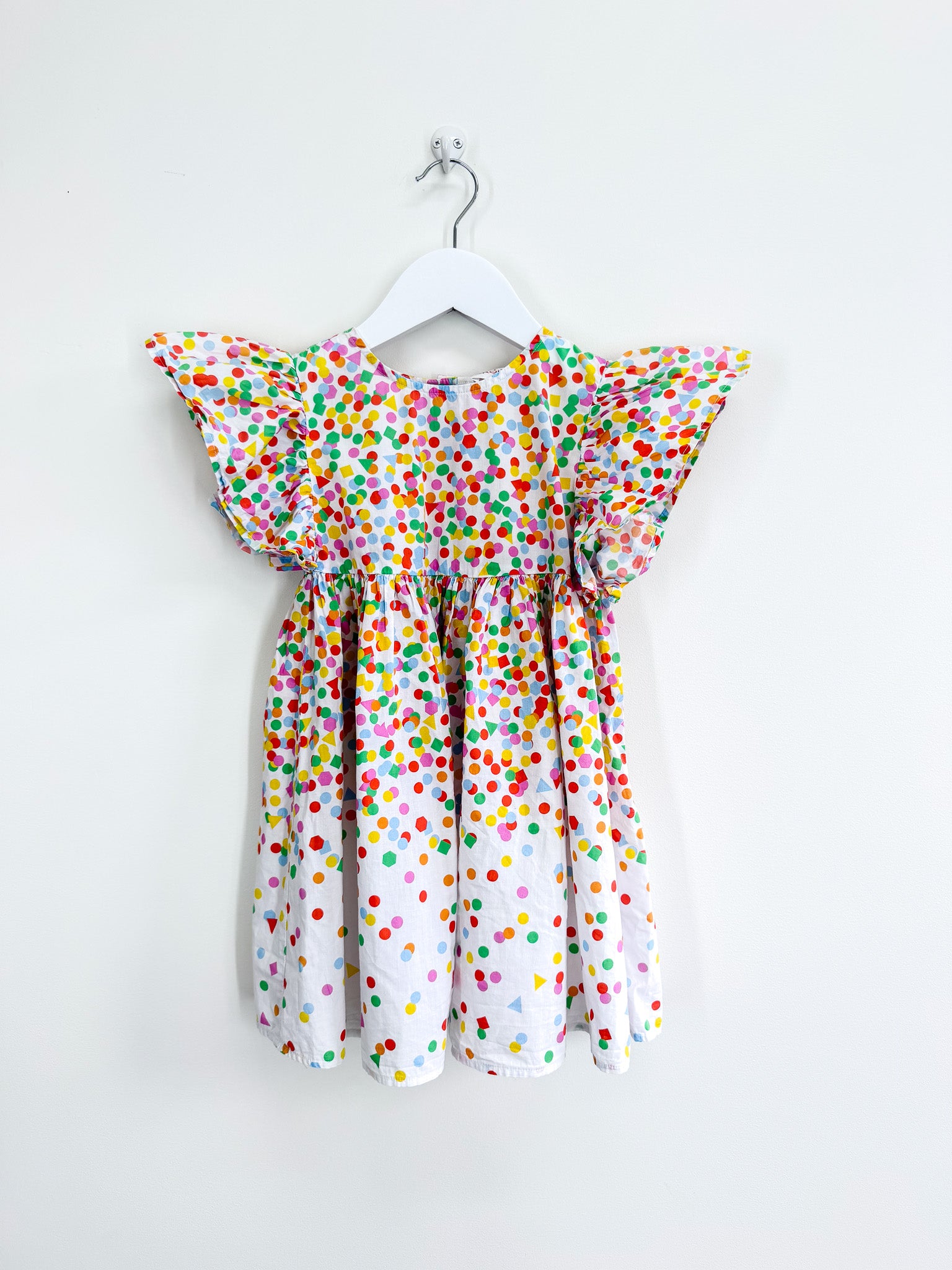 Gorman organic rainbow shapes dress (2-3y)