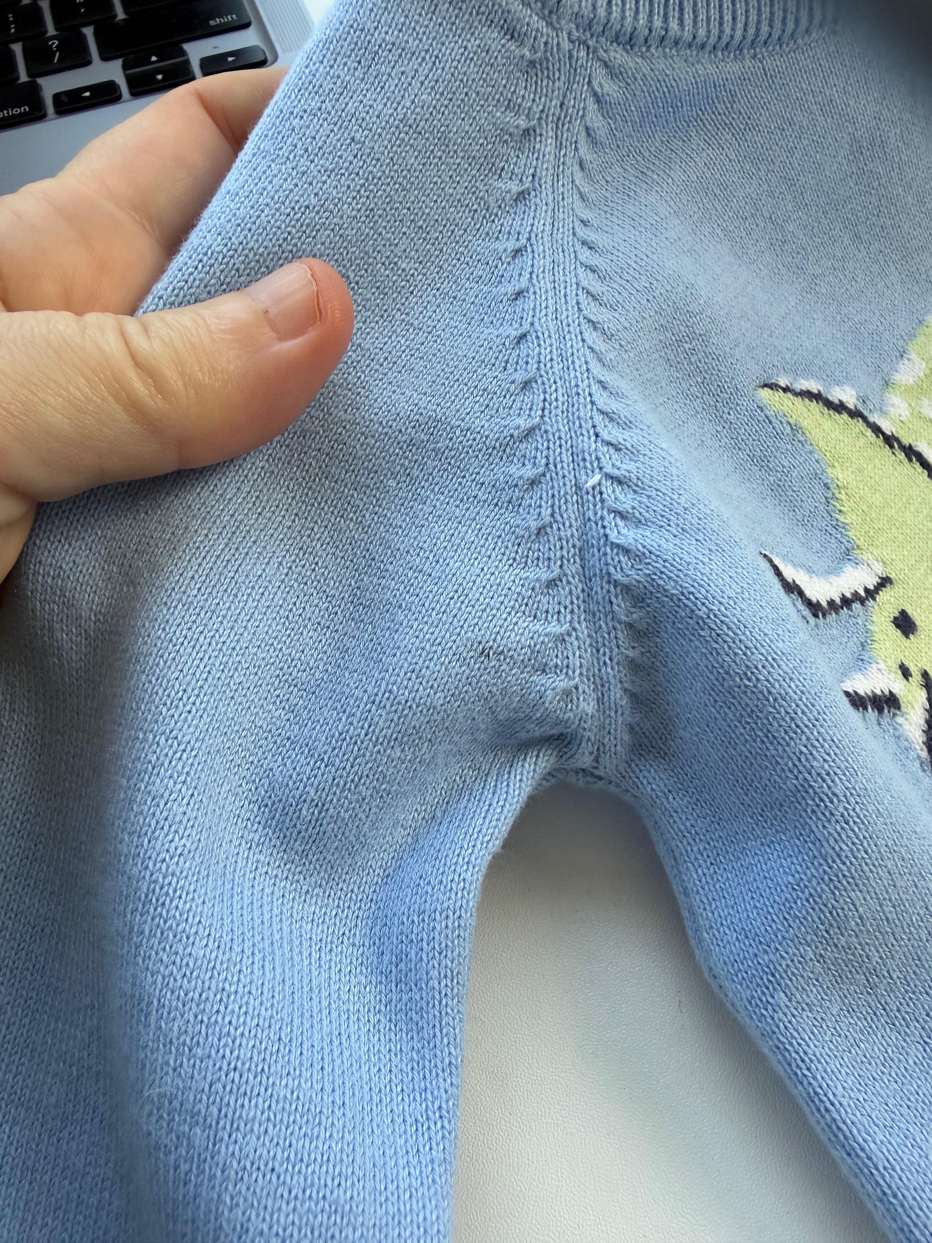 Dymples dino knit set (6-12m)