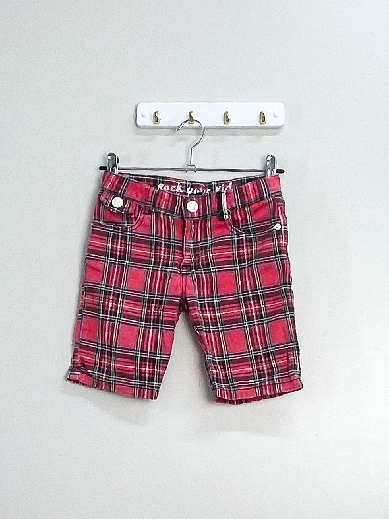 Rock Your Kid tartan shorts (6y)