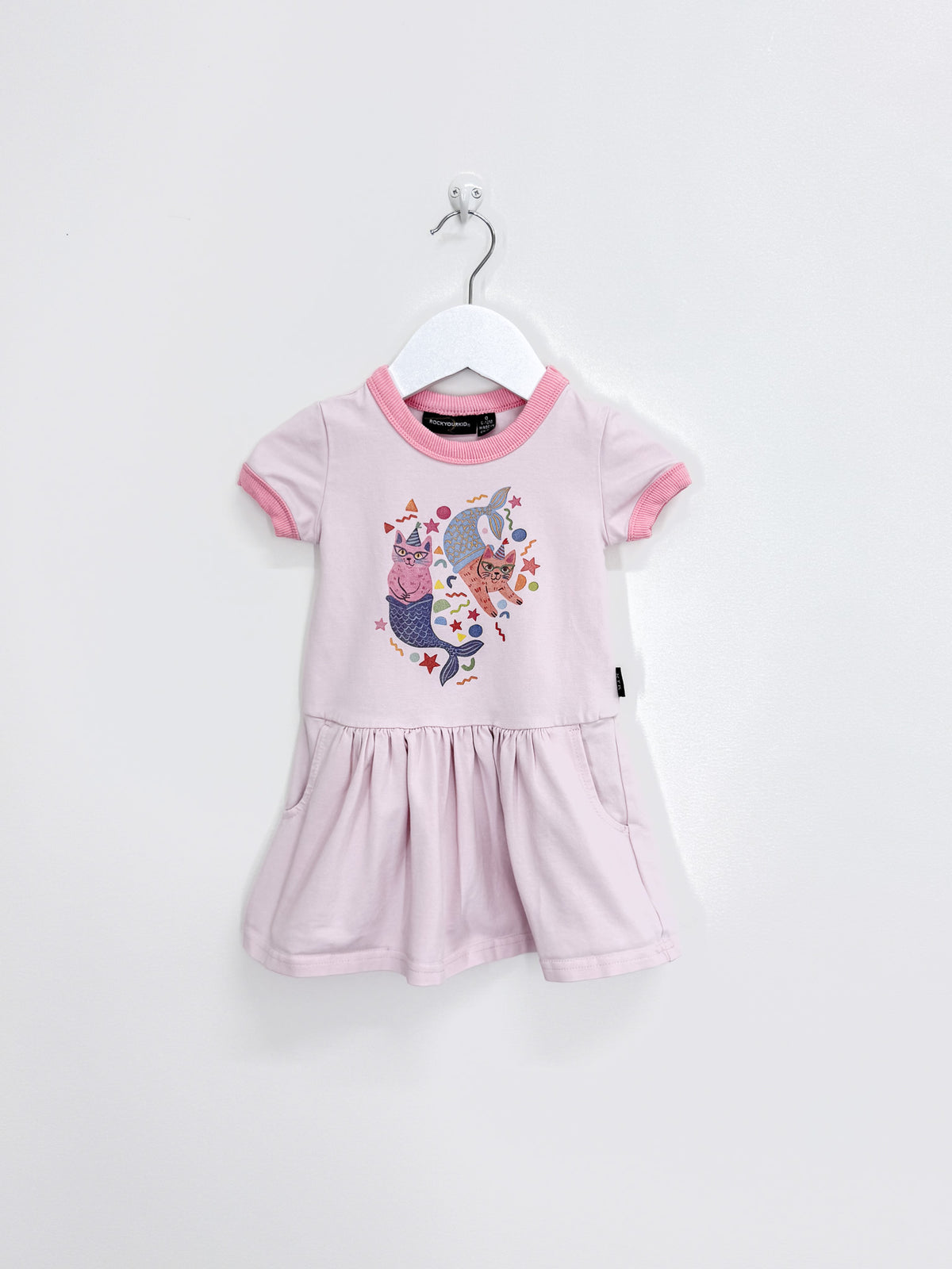 Rock Your Baby mer-car waisted dress (6-12m)