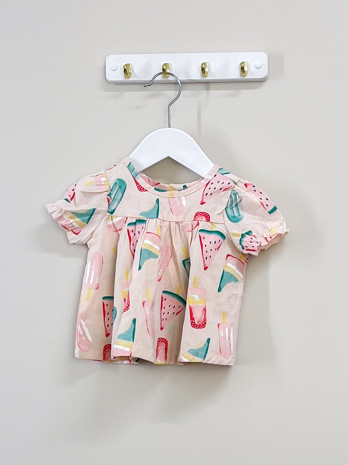Teeny Weeny popsicle top (3-6m)