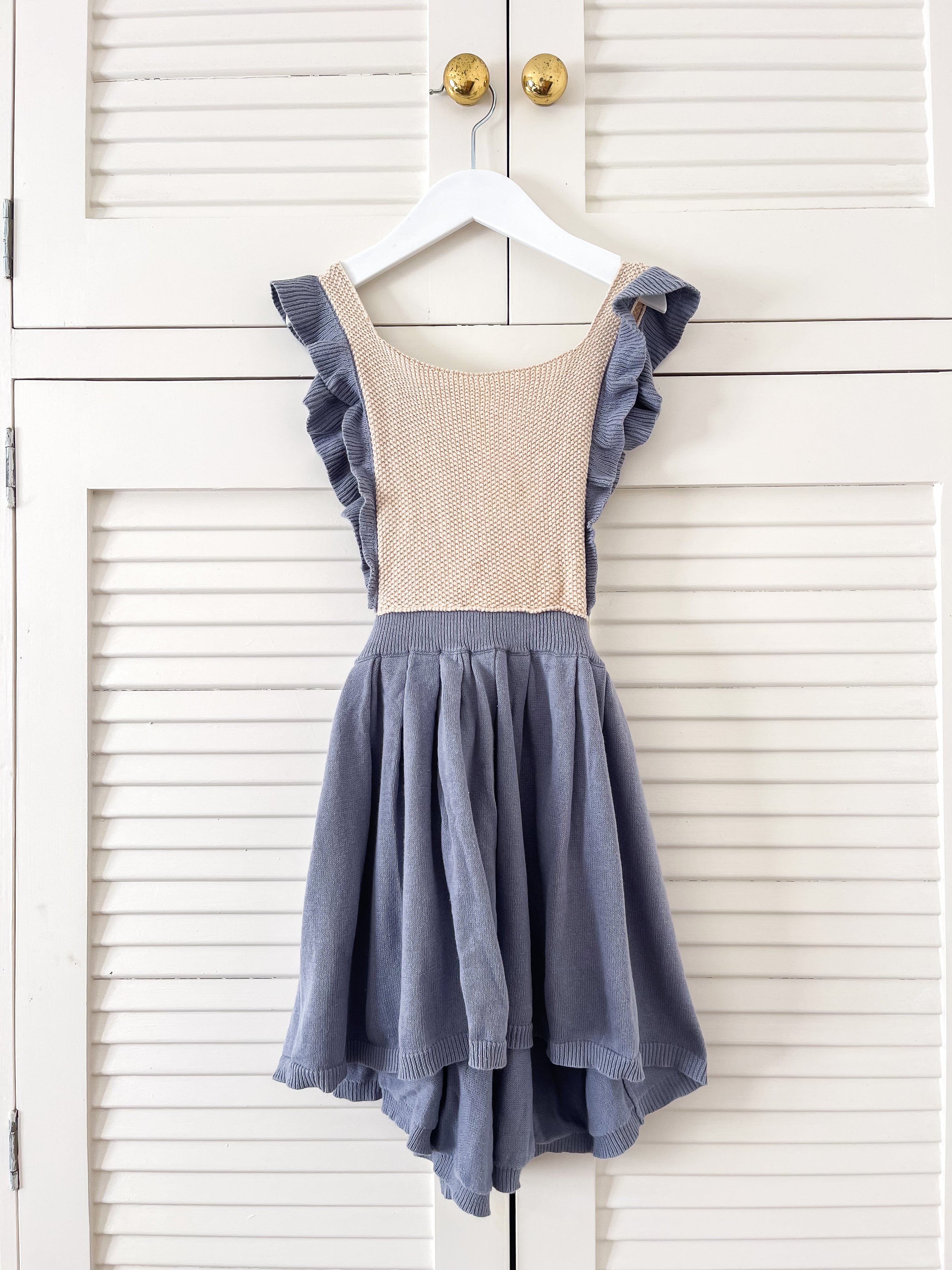 Miann & Co knit pinafore dress (8y)